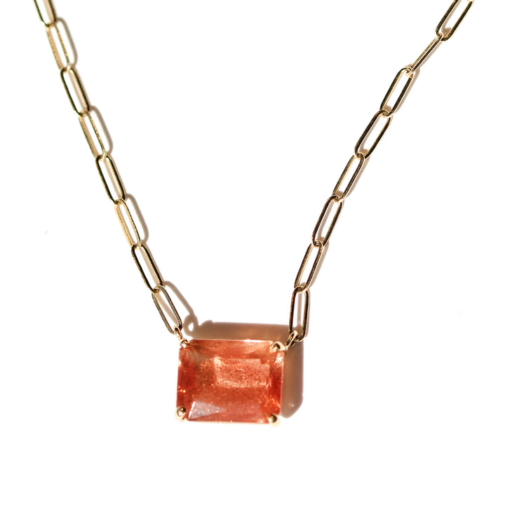 Plush, Oregon Sunstone Necklace