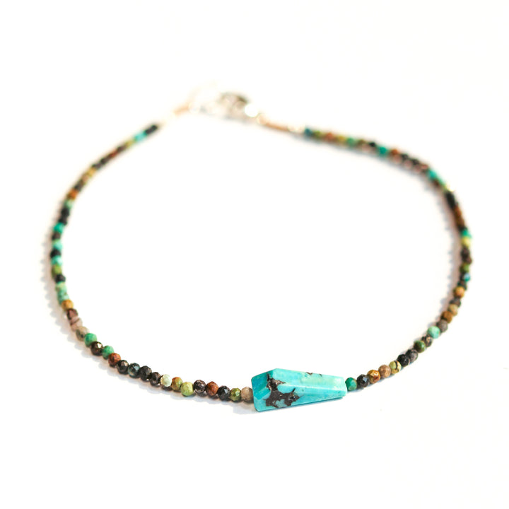 Chrysocolla & Peruvian Opal  Bracelet No. 120