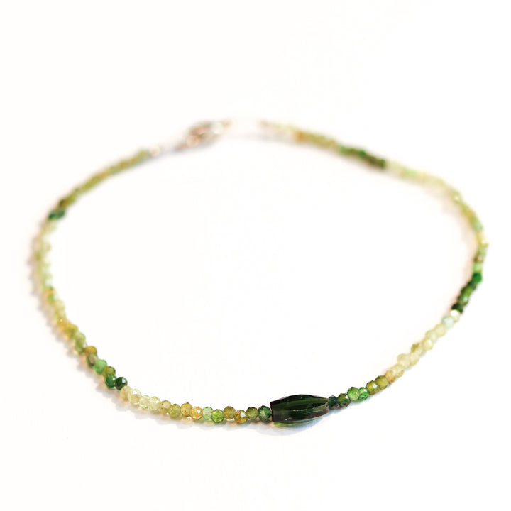 Green Tourmaline Bracelet No. 125