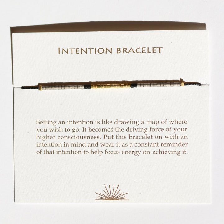 Gold Intention Bracelet