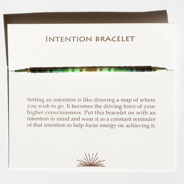 Green Intention Bracelet