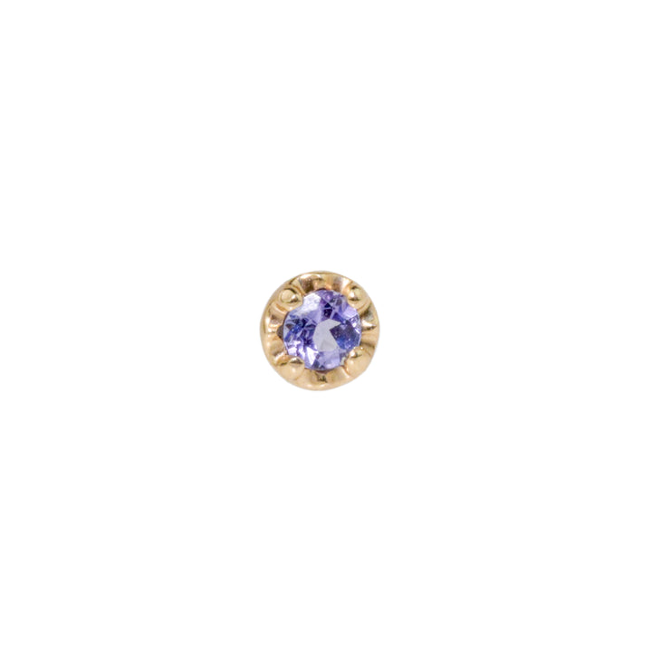 Small Tanzanite Stud