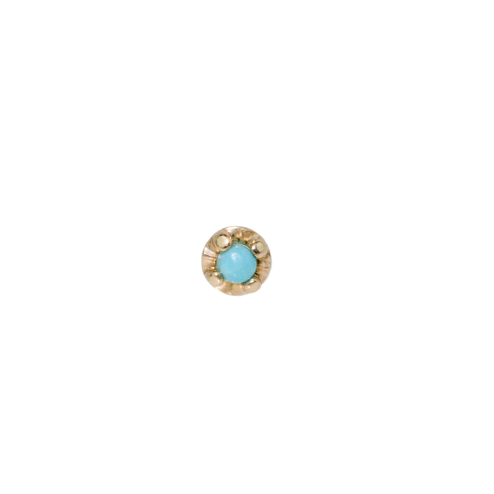 Mini Turquoise Stud