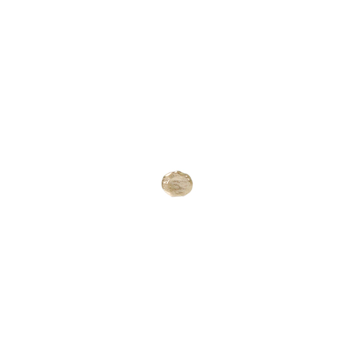 Tiny Golden Flake Stud Earring