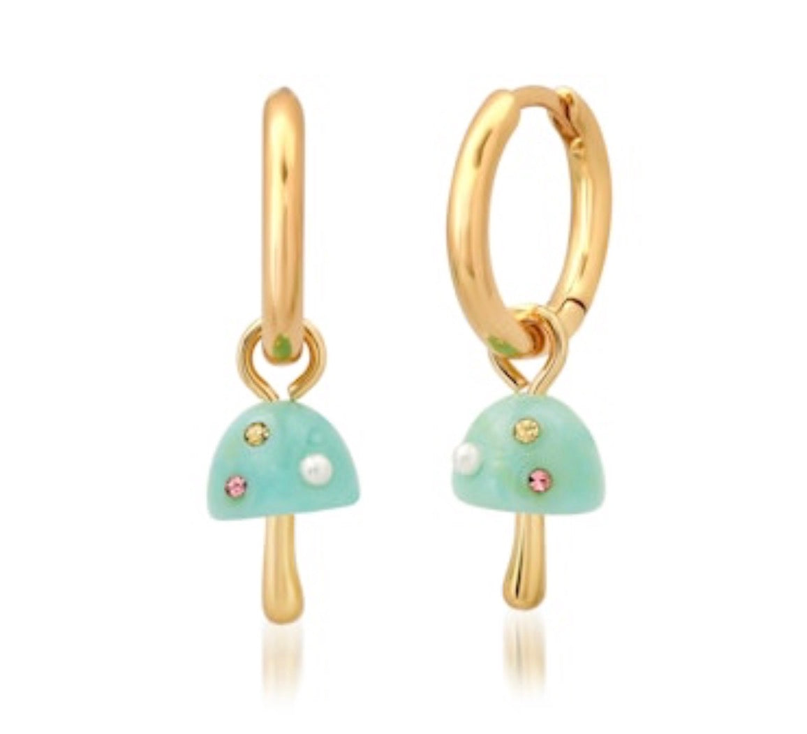 Mushroom Drop Hoops