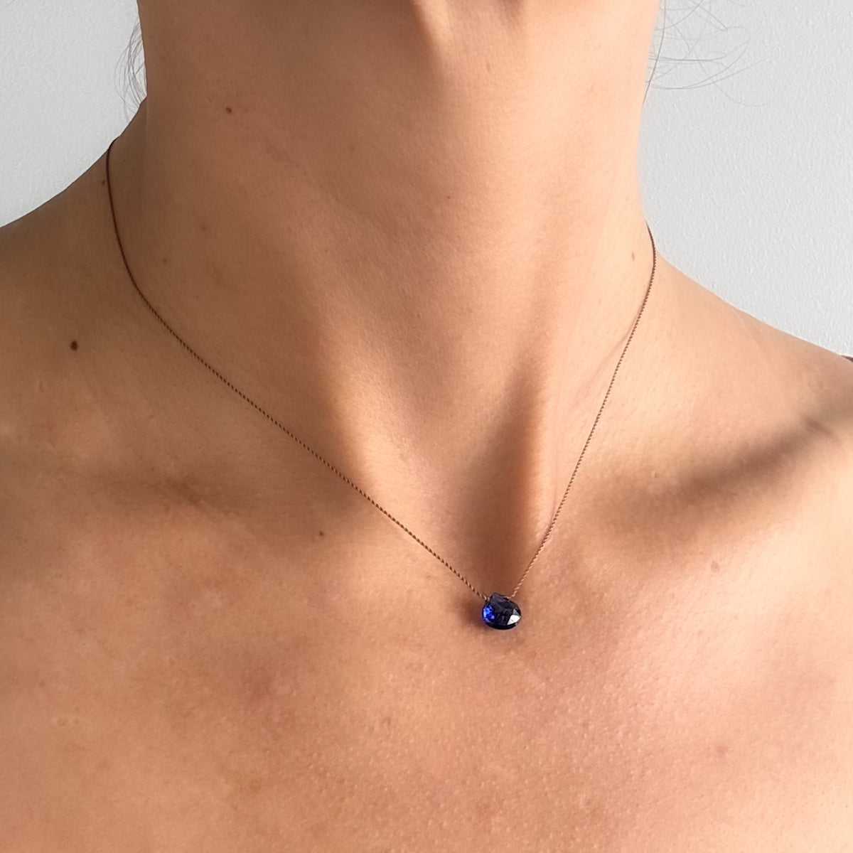 Kyanite Drop Necklace