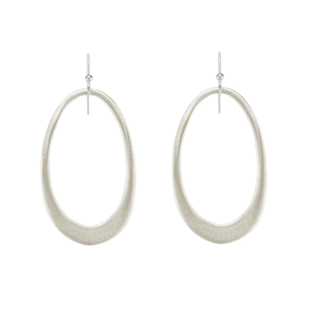 Long Oval Earrings