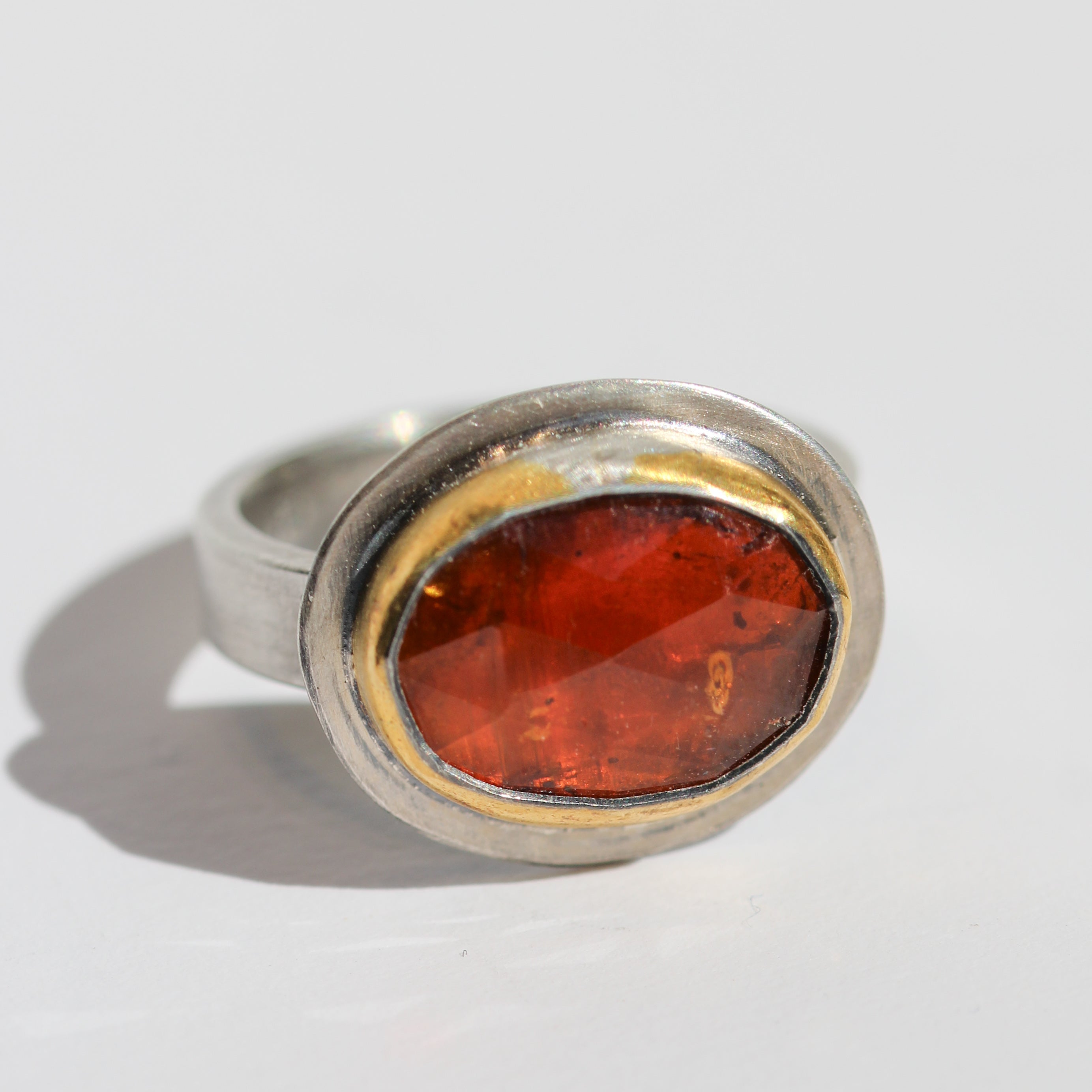 Orange Kyanite Ring