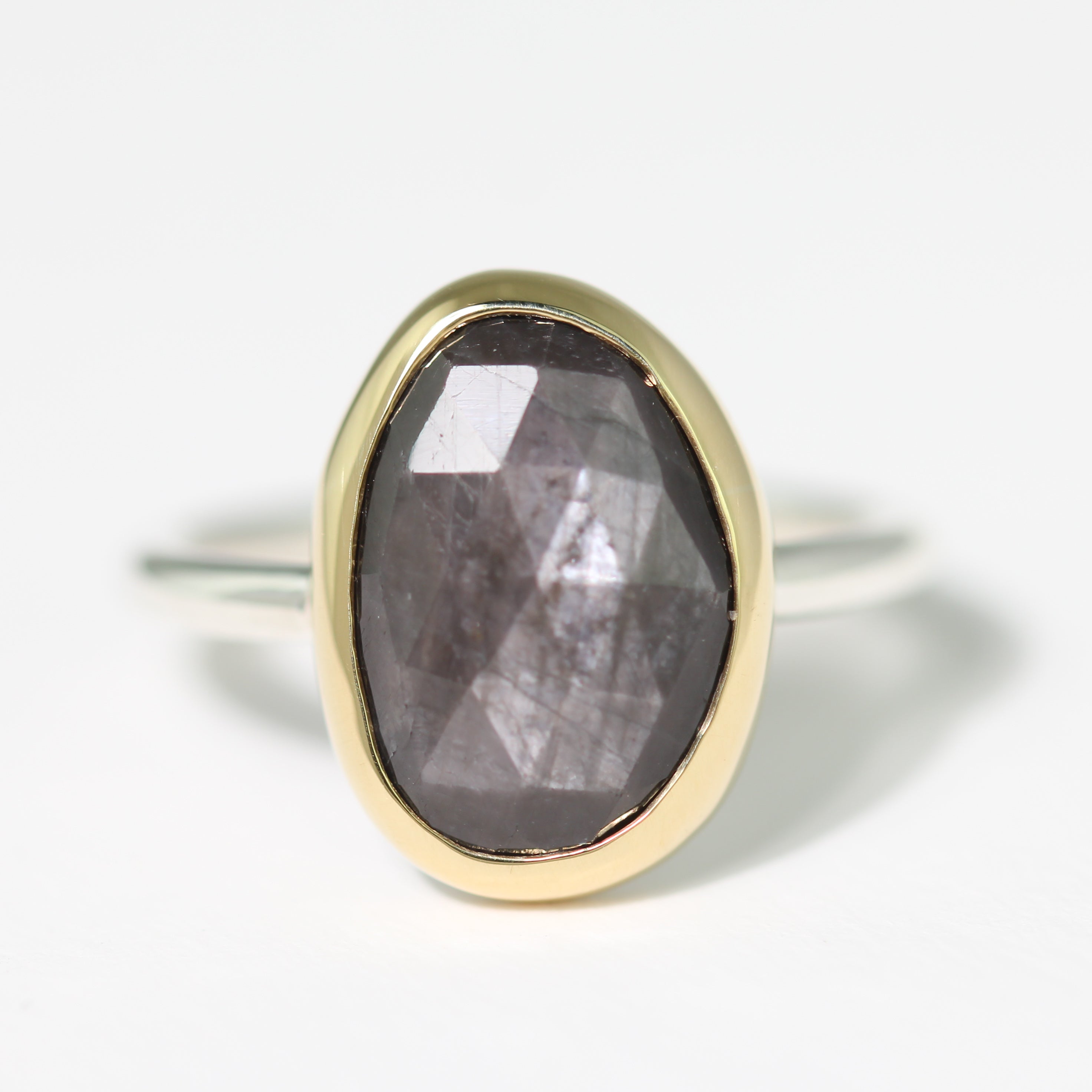 Grey Sapphire Ring