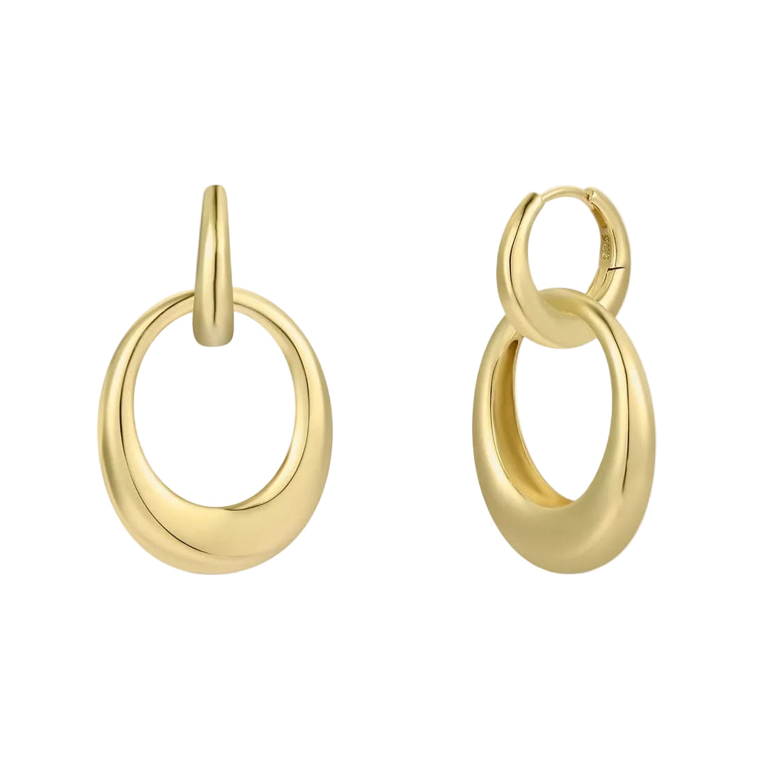 Coupled Drop Earrings