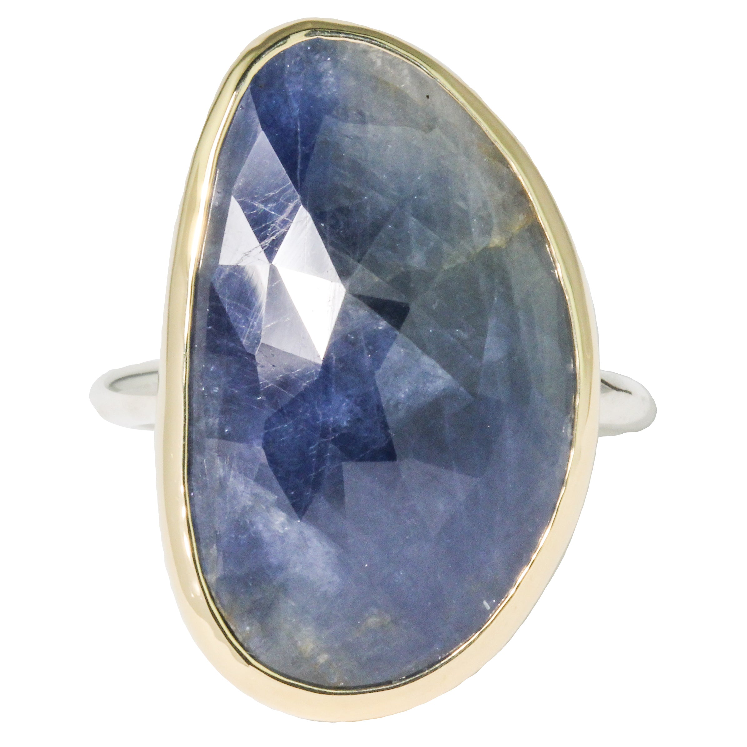 Large Blue Sapphire Ring