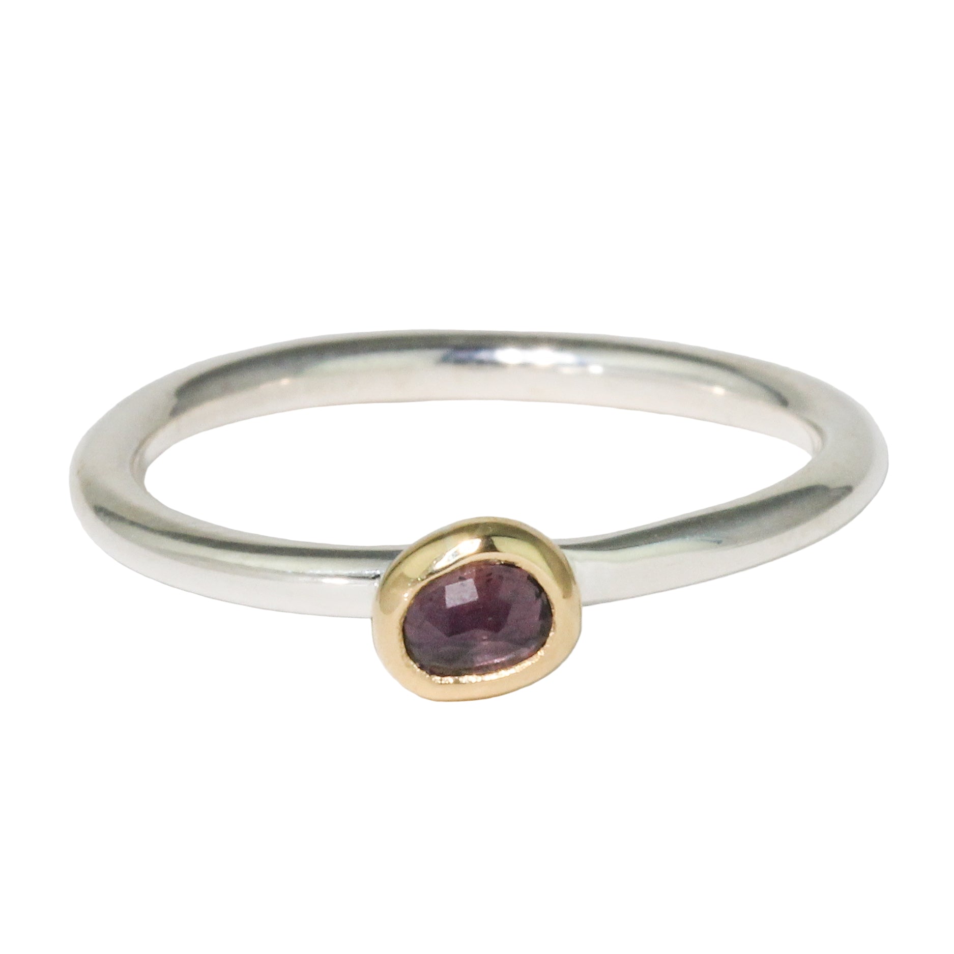 Purple Sapphire Stacking Ring