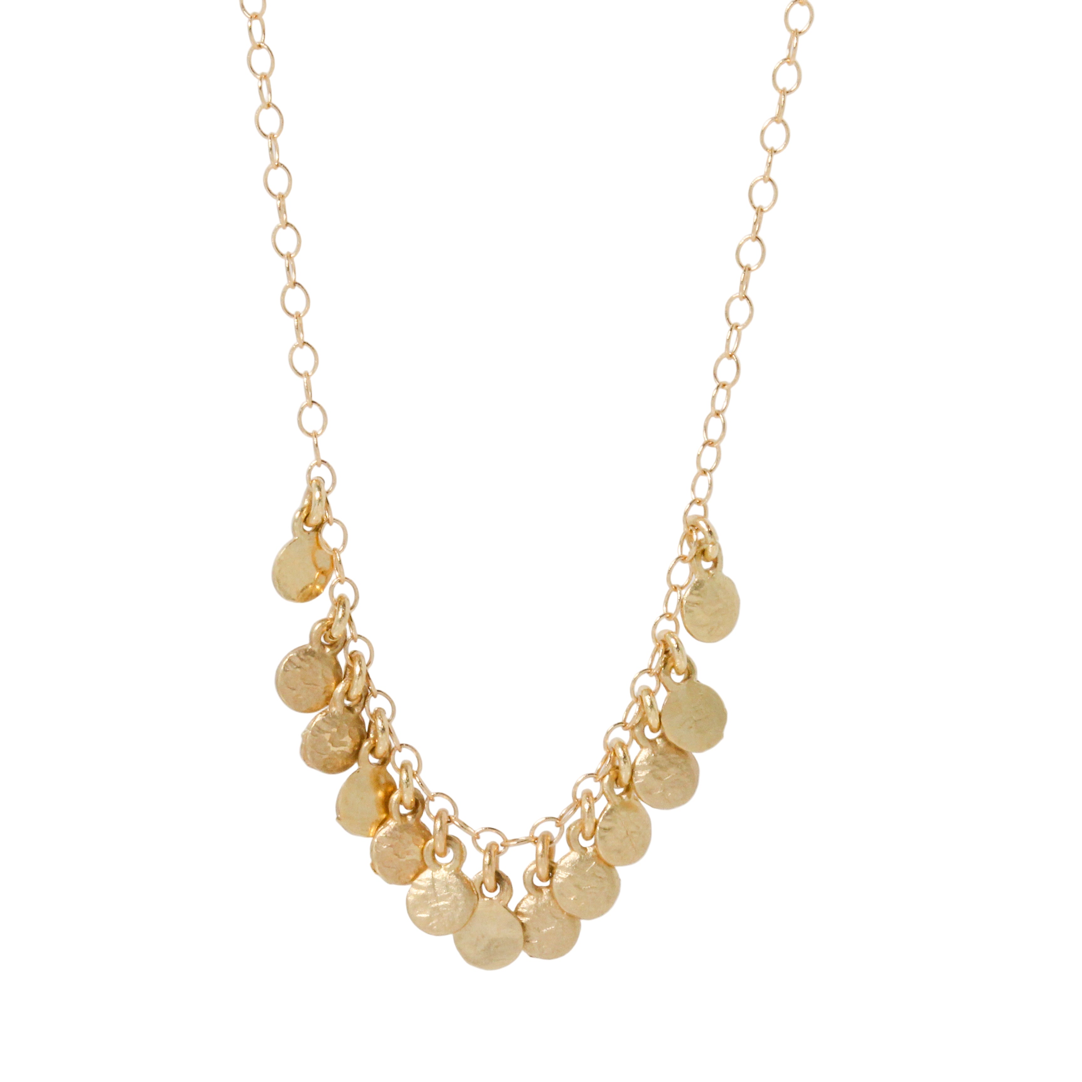 Polka Dot Cluster Necklace