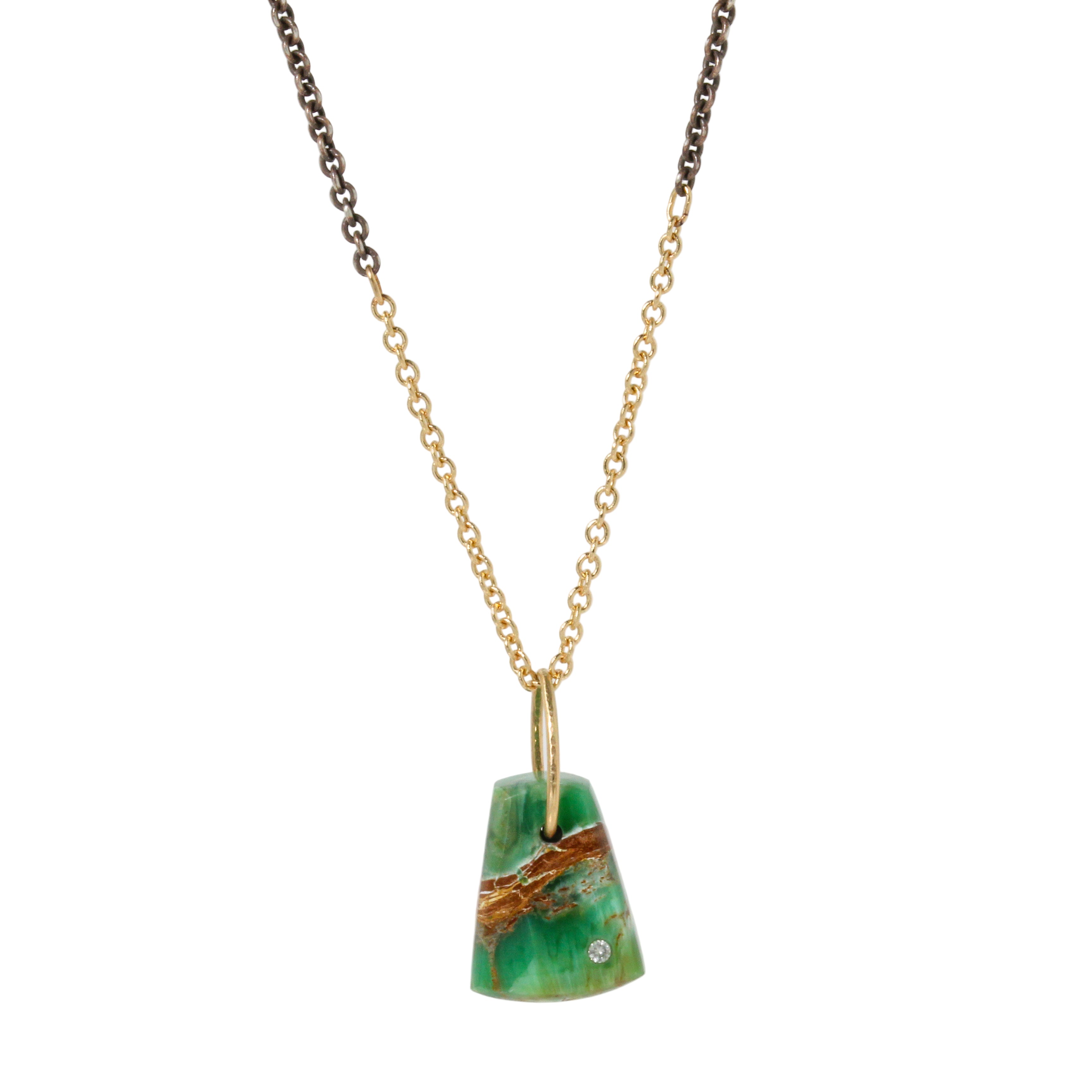 Variscite Prism Necklace