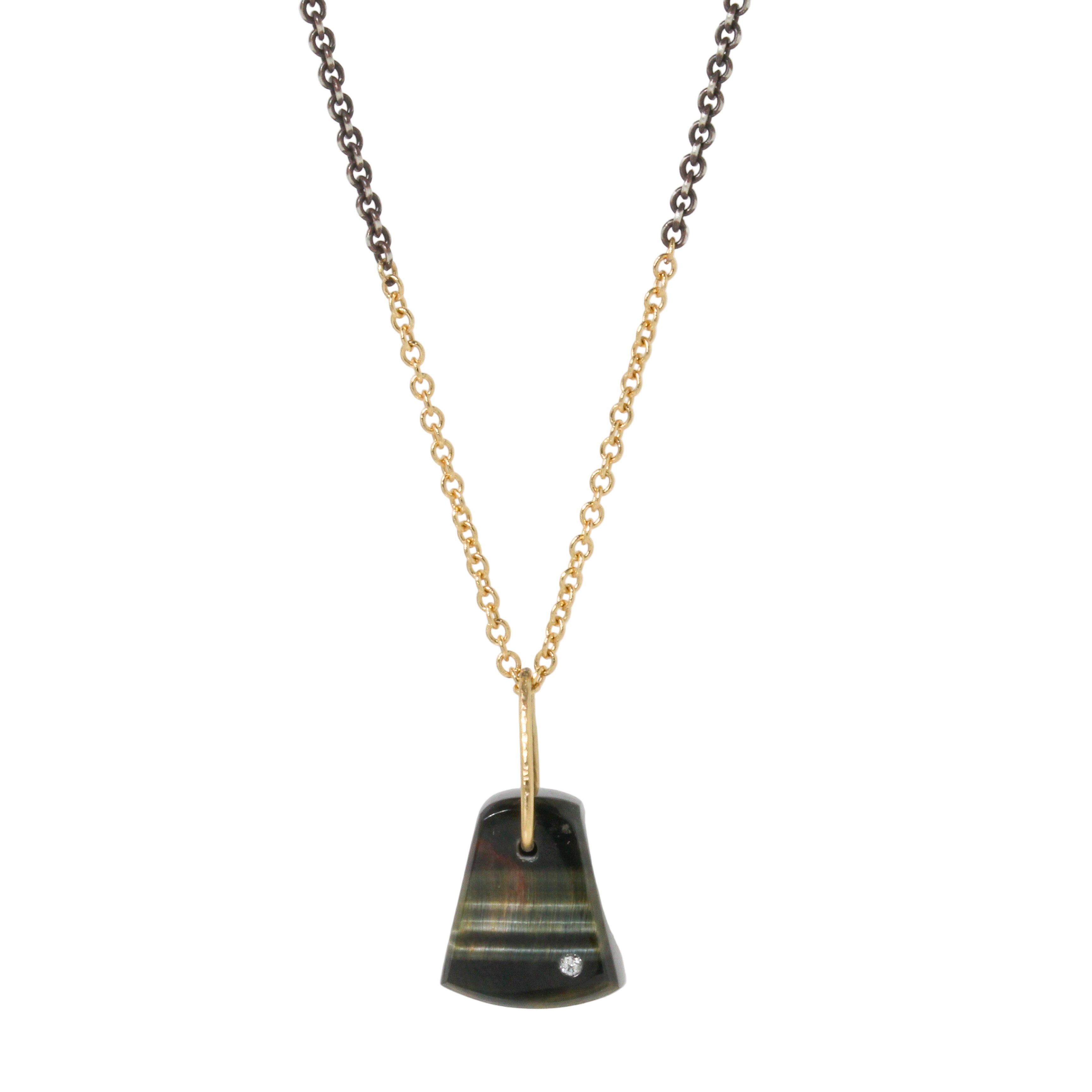 Tiger's Eye Prism Necklace