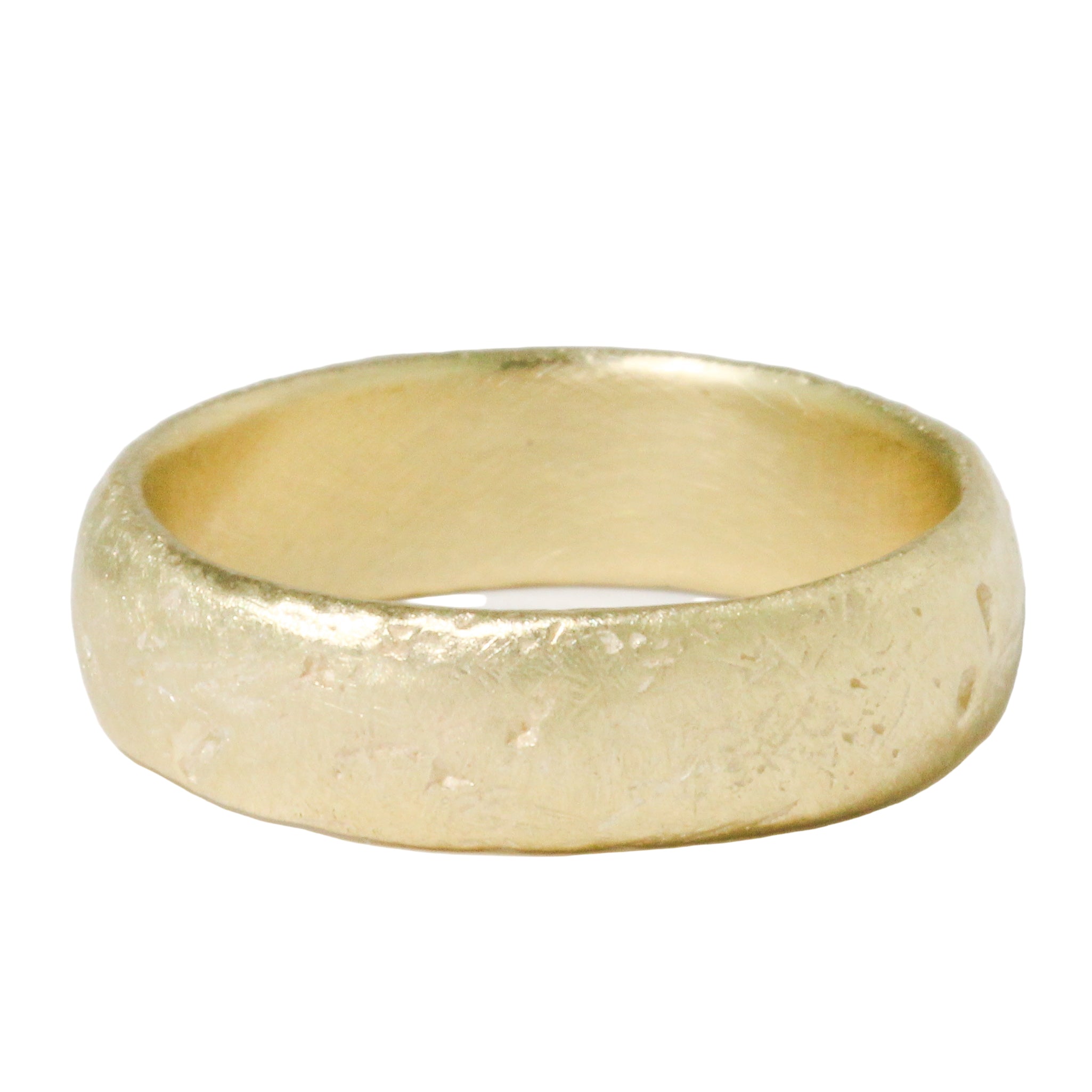 10k Yellow Gold Worn Band