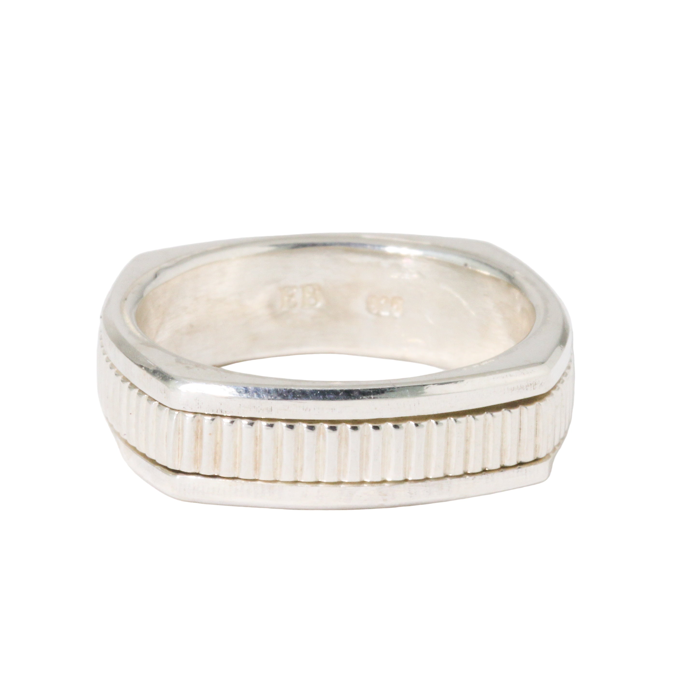 Squared Spinner Ring