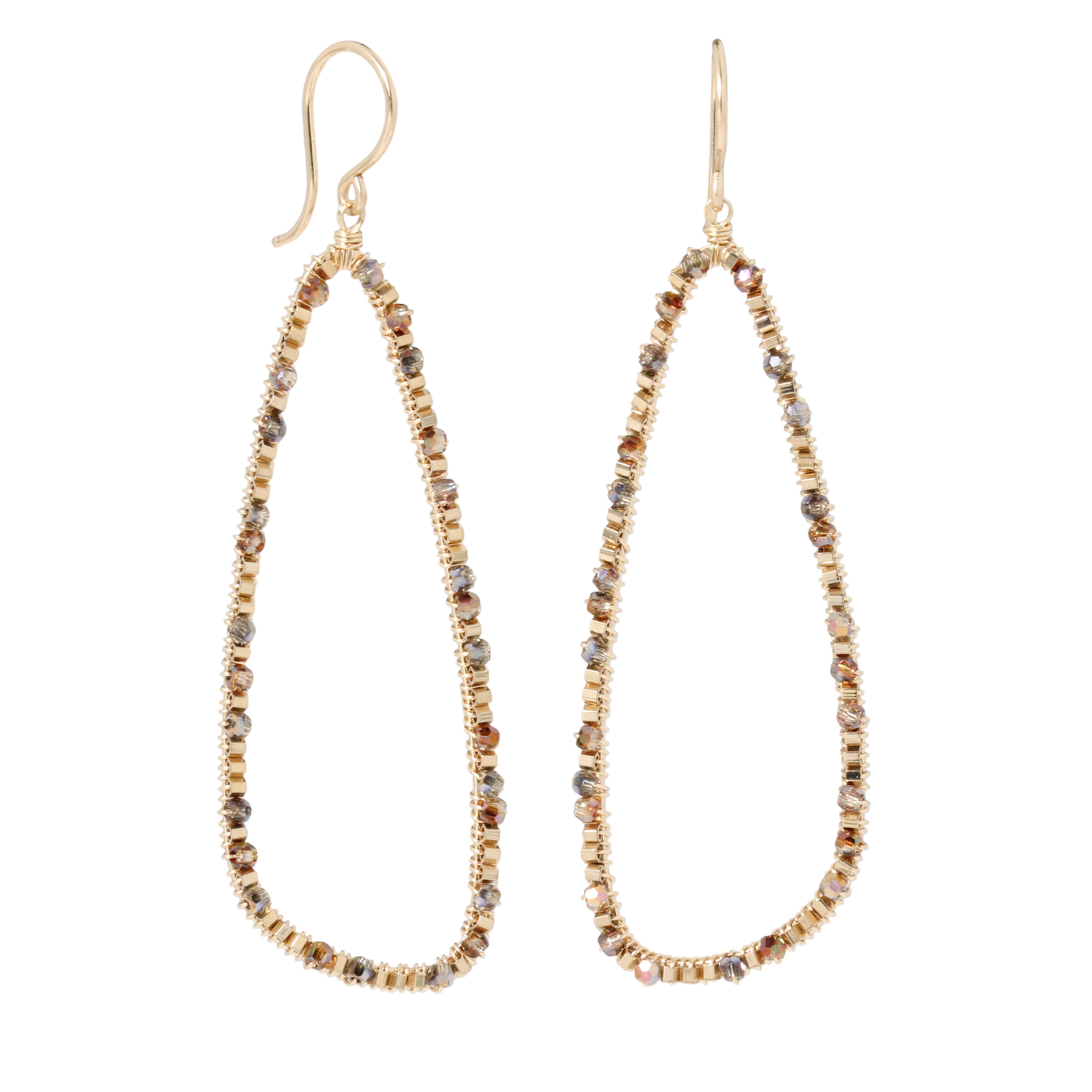 Large Open Asymmetrical Earrings