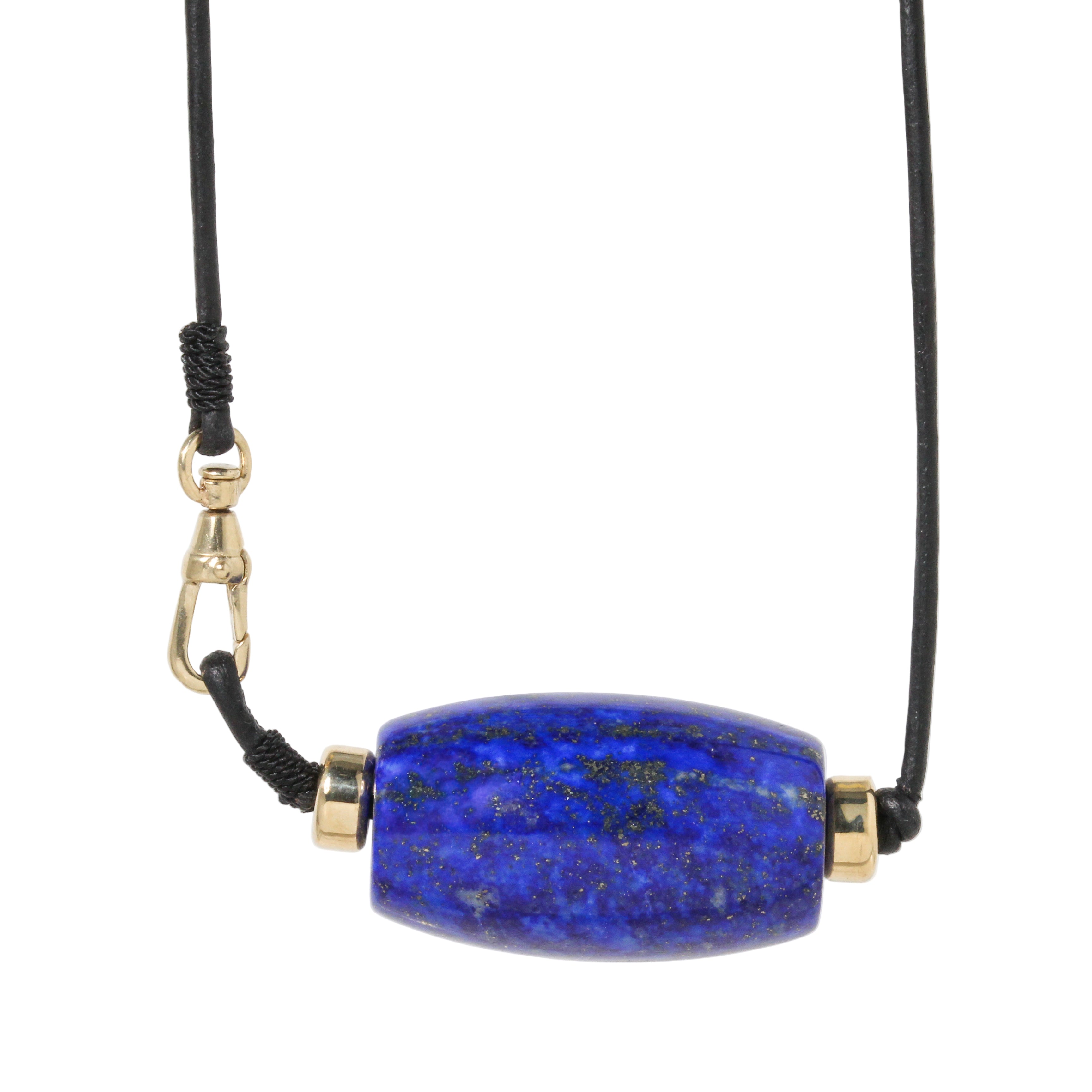 Lapis Barrel Necklace Necklace