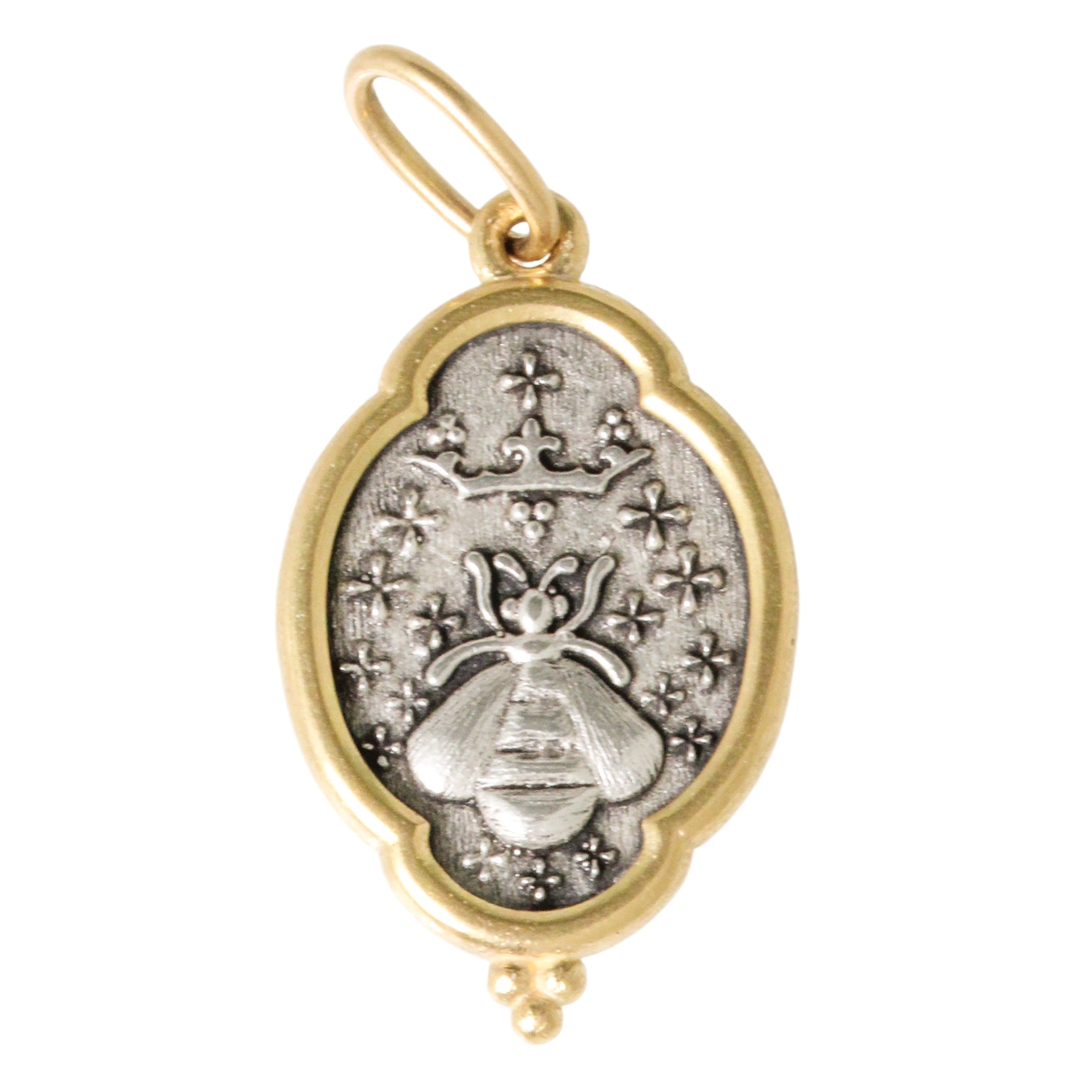 Fancy Oval Queen Bee + Crown Charm
