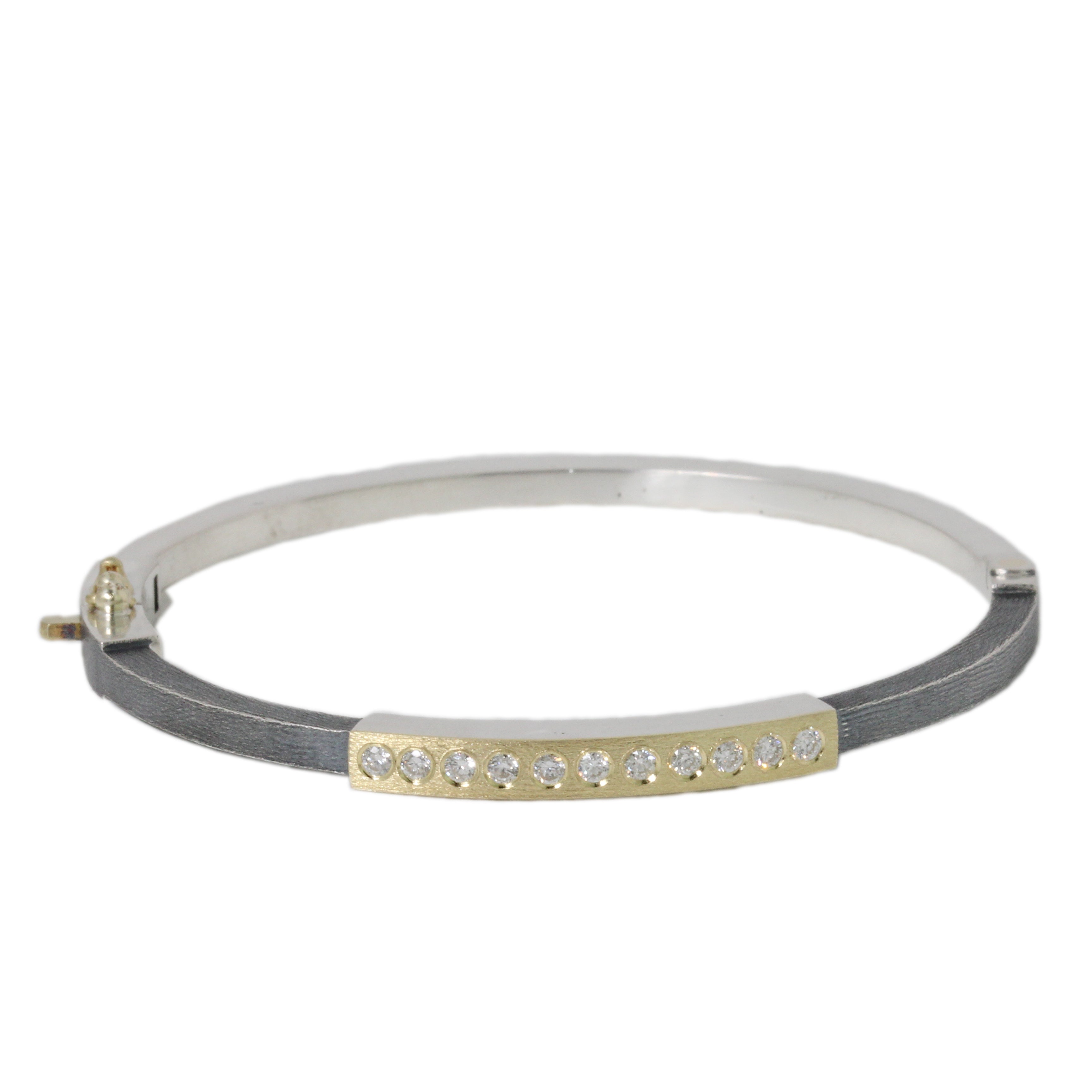 Diana 11 Diamond Yellow Gold Bracelet
