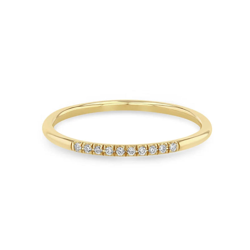 Pave Ten Diamond Ring