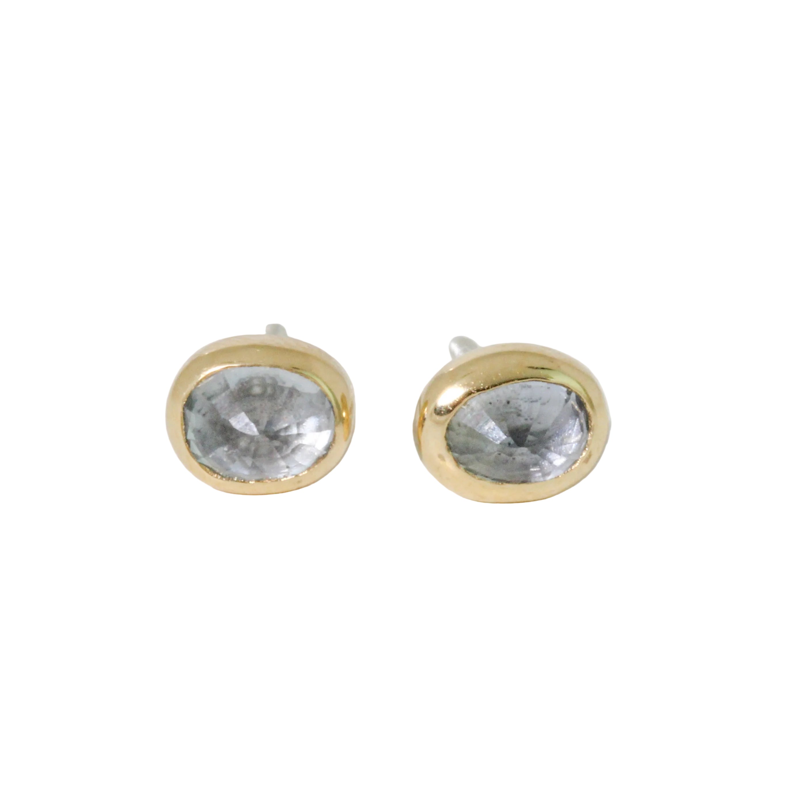 Pale Sapphire Screw Back Studs