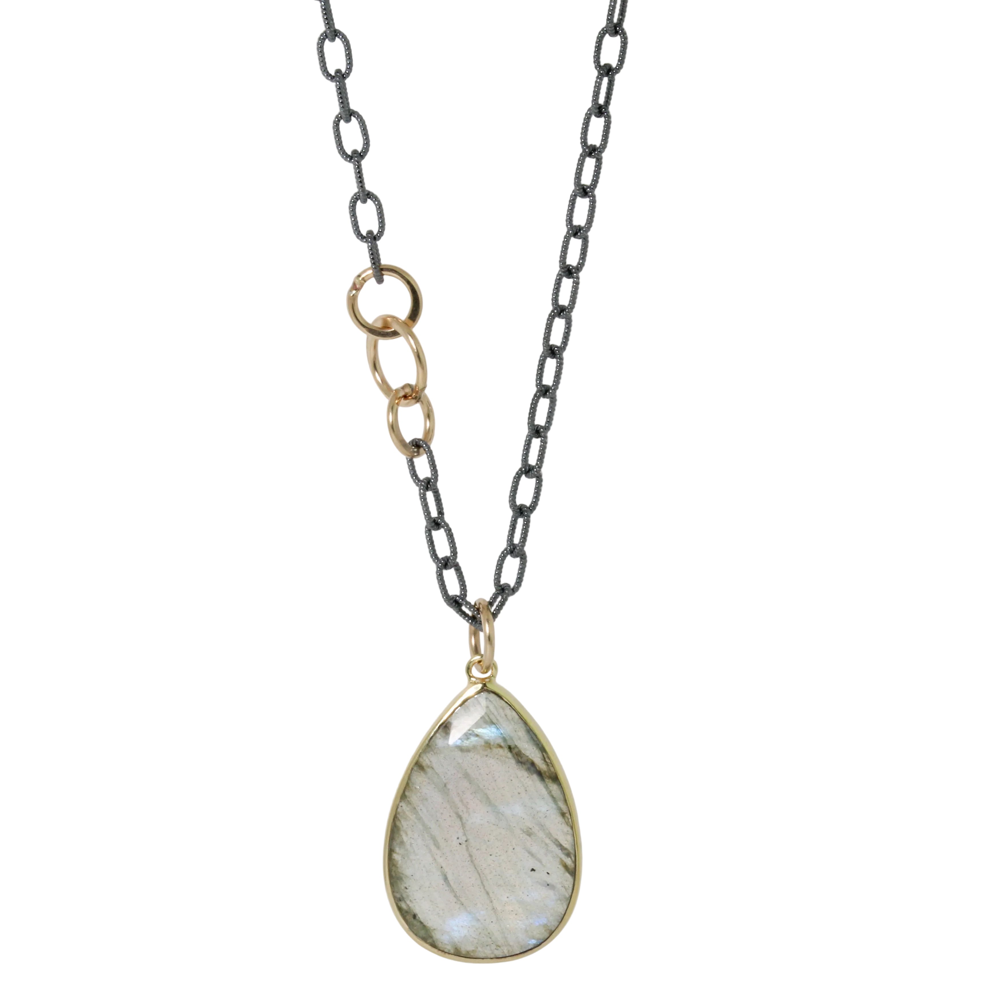 Leger Long Labradorite Necklace