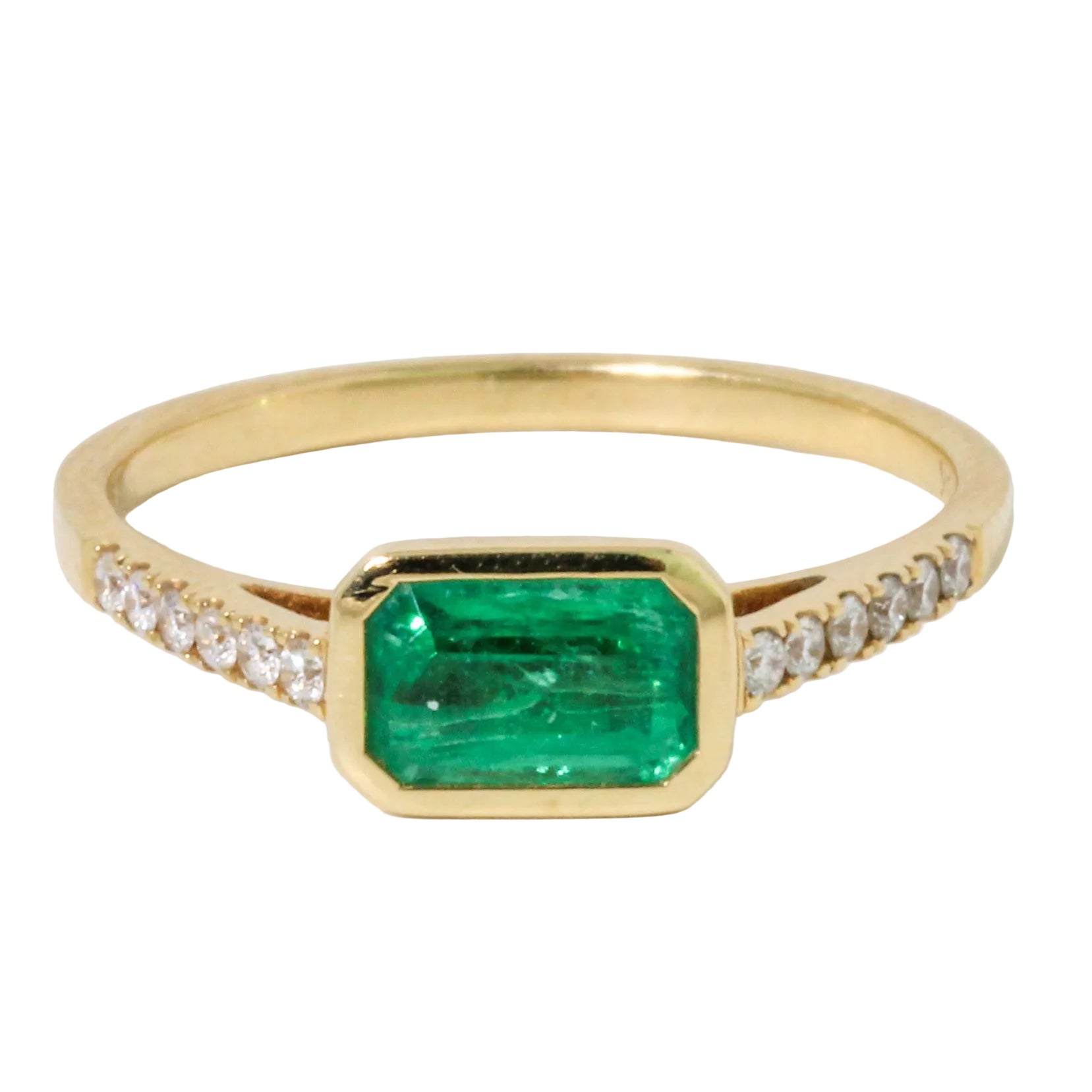 Emerald & Diamond Ring