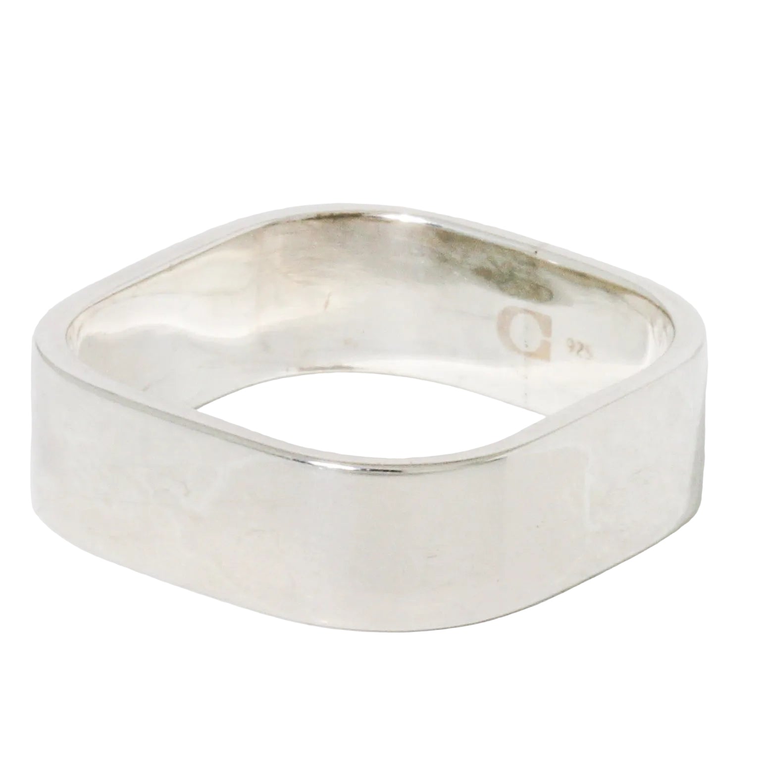 Polly Sterling Silver Square Ring