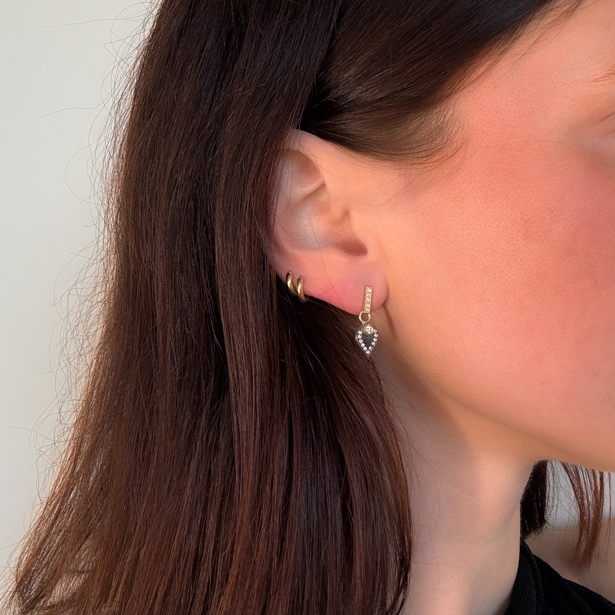Cleo Leaf Drop Earrings