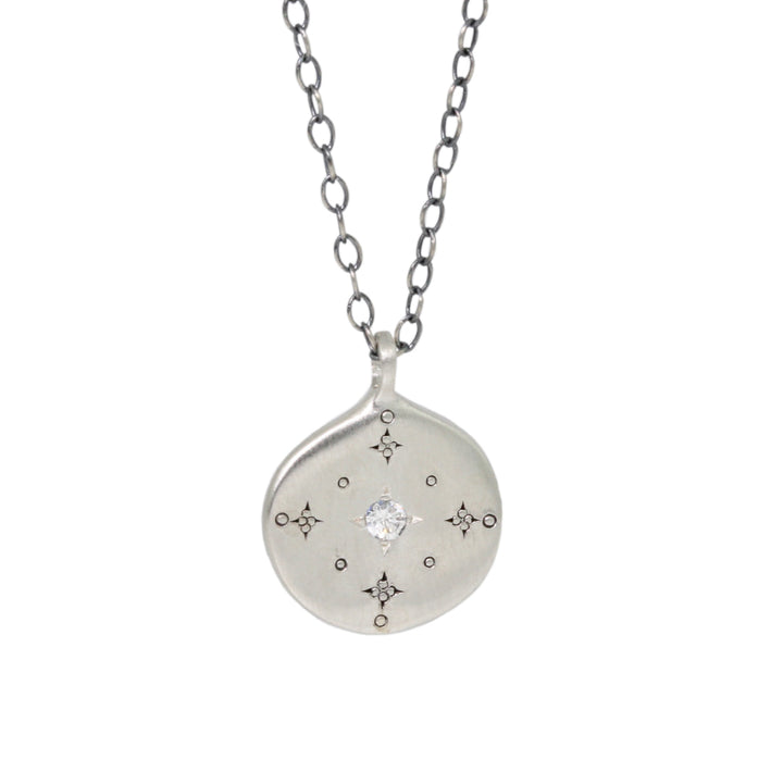 New Moon Diamond Necklace