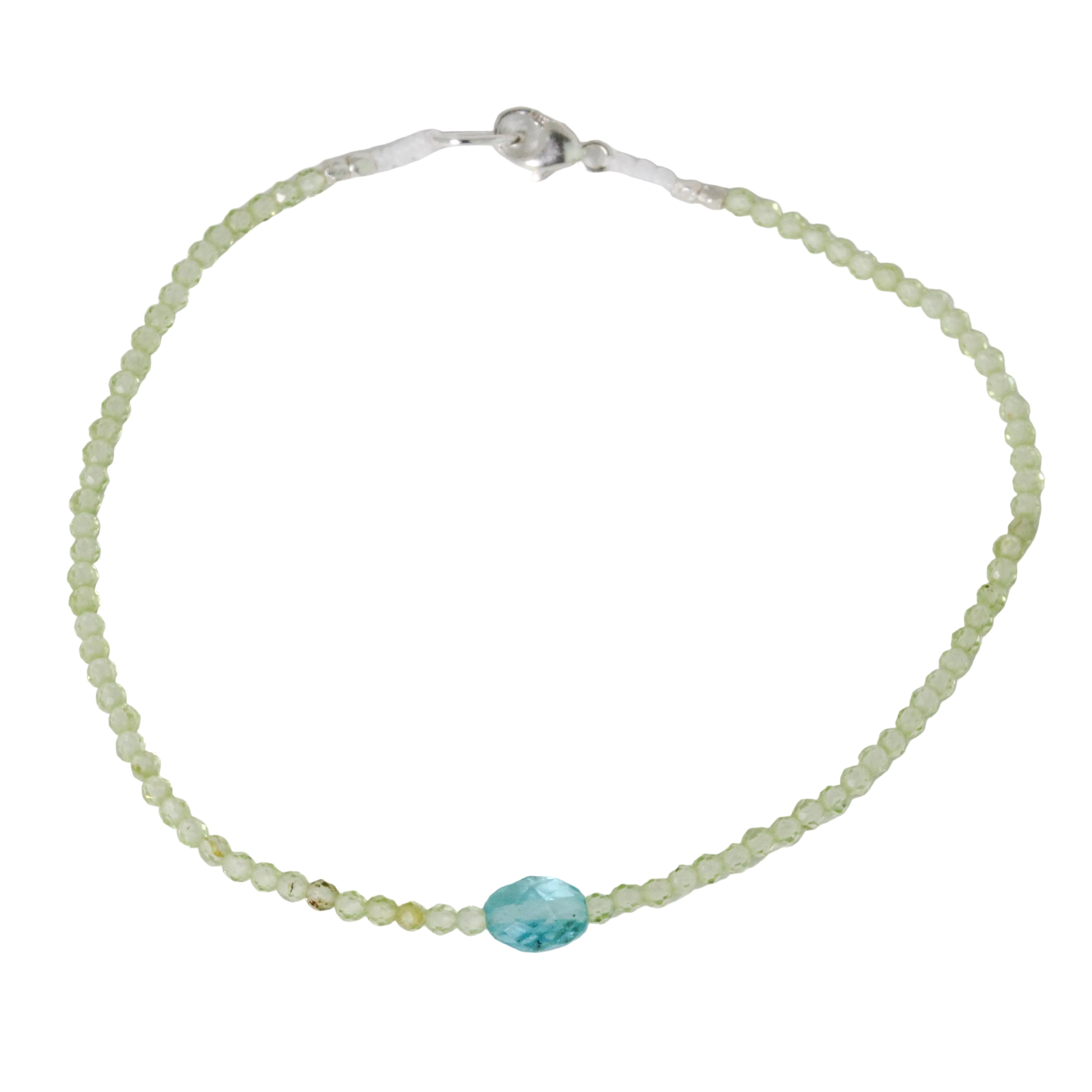 Peridot + Apatite Bracelet
