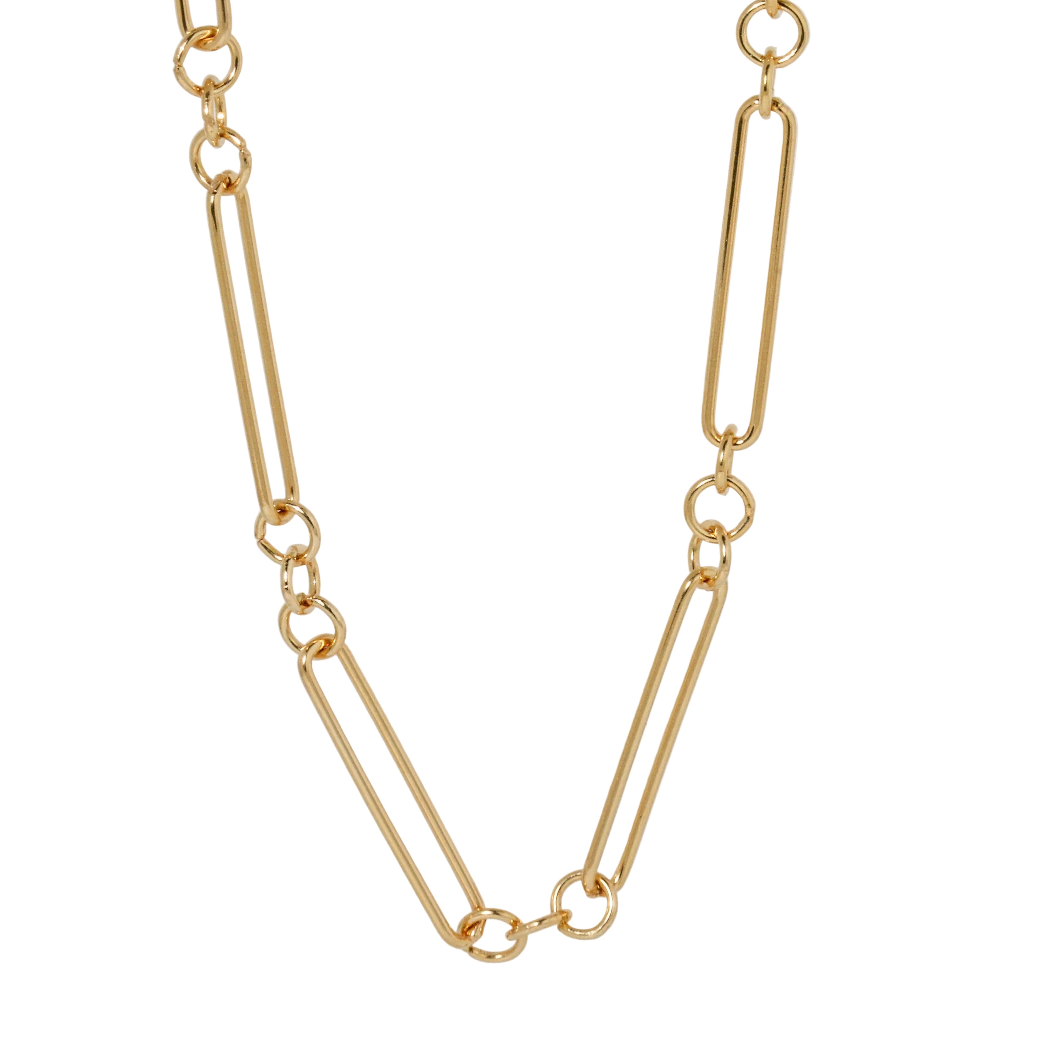 Tela Paperclip Gold-Filled Chain