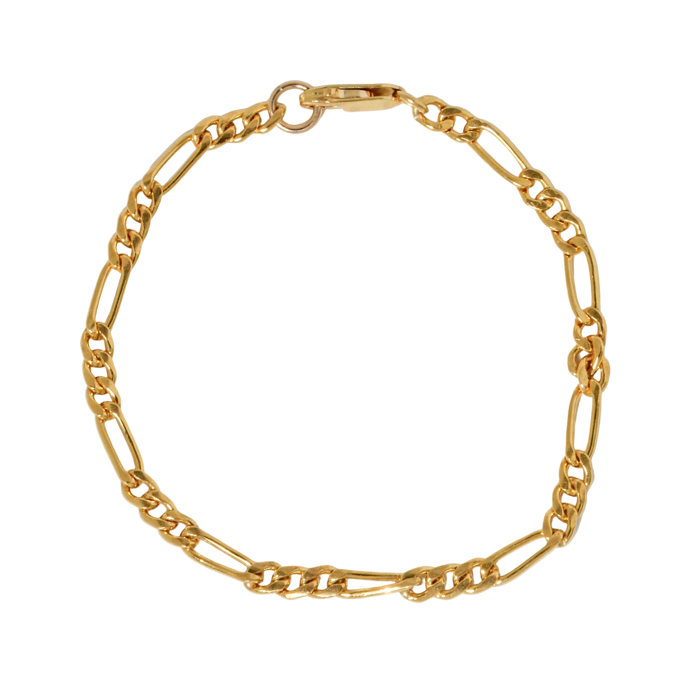 Classic Figaro Gold-Filled Chain Bracelet