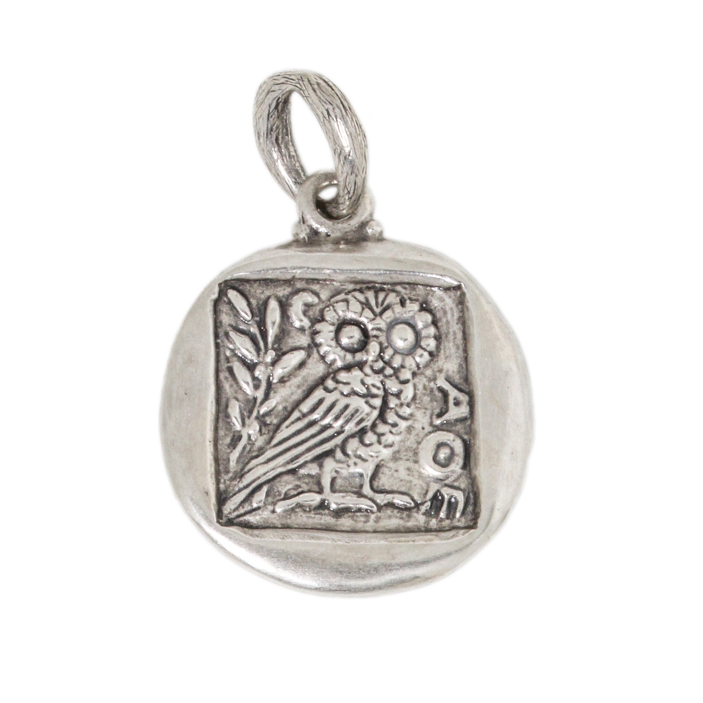 Owl & Flower Charm