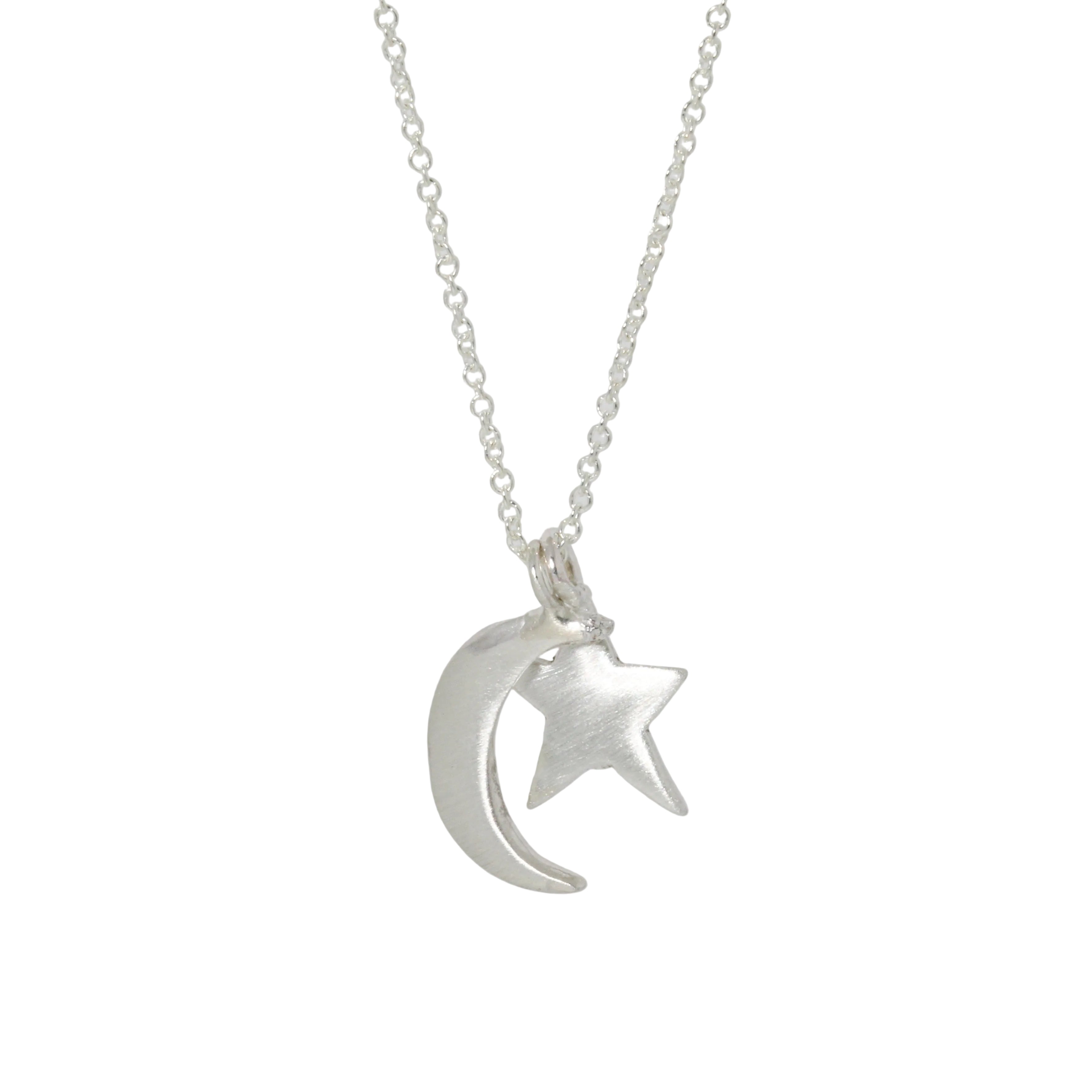 Moon + Star Necklace