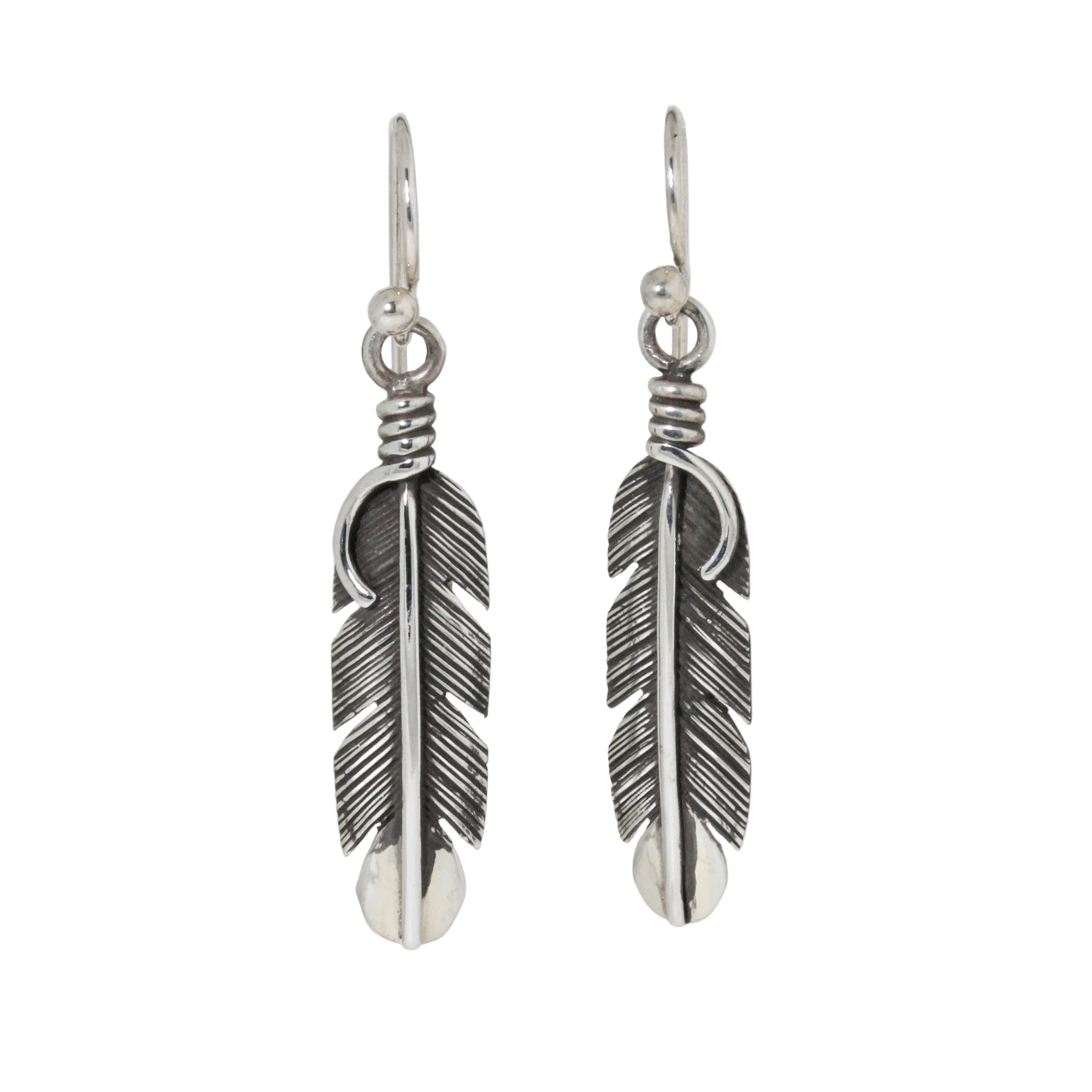 Small Feather Earrings
