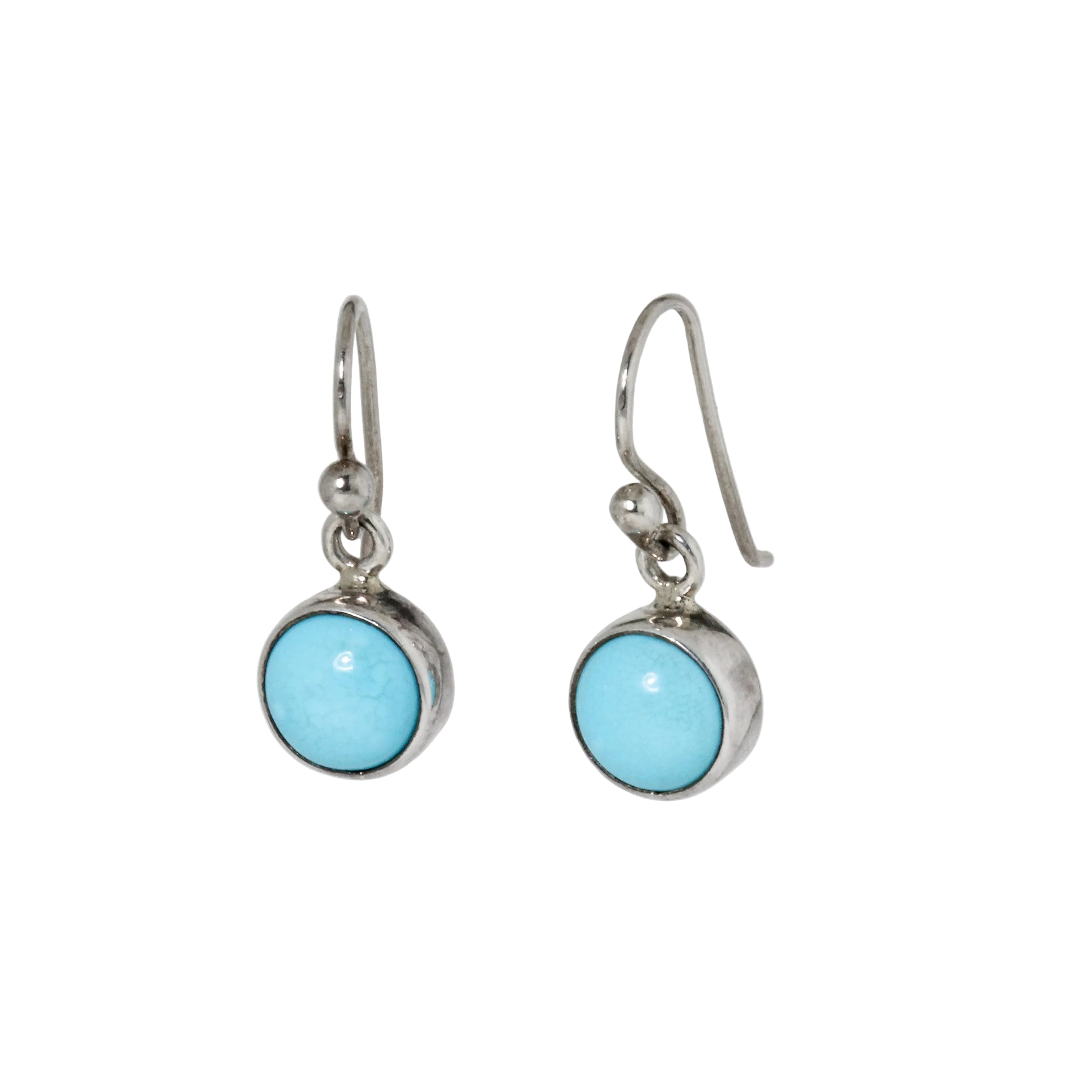 Light Blue Turquoise Earrings