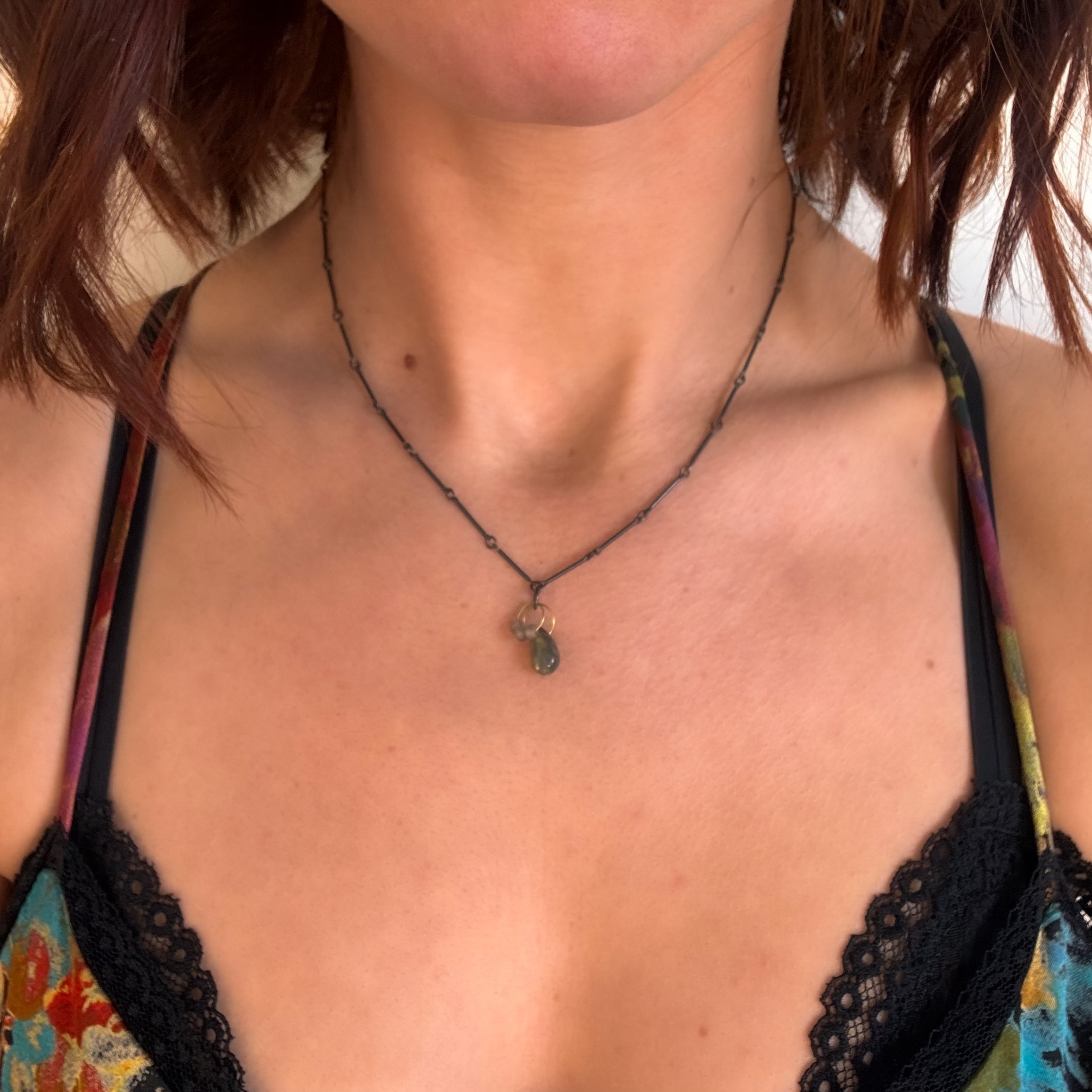 Mini Tangle Labradorite Necklace