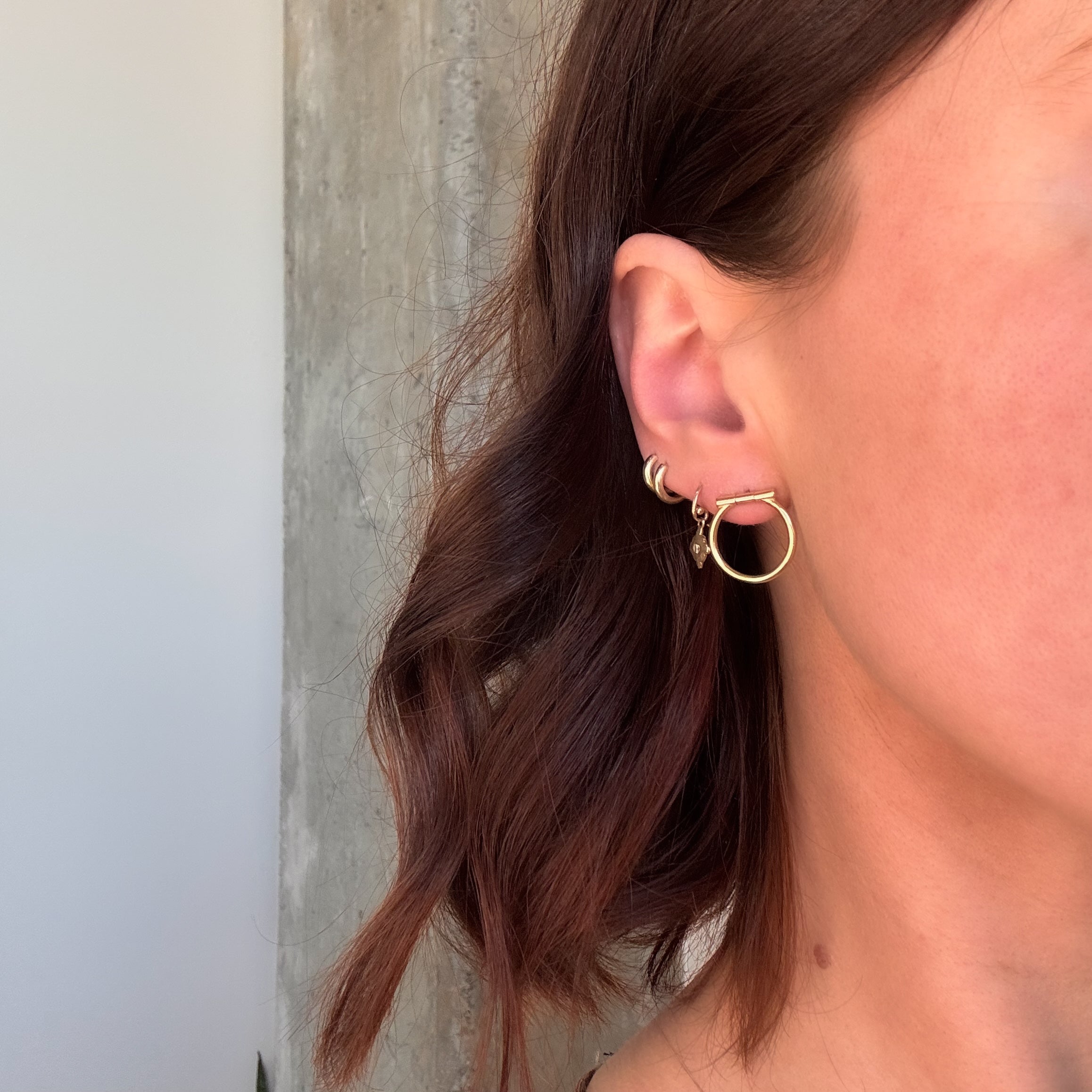 Knocker Hinge Earrings