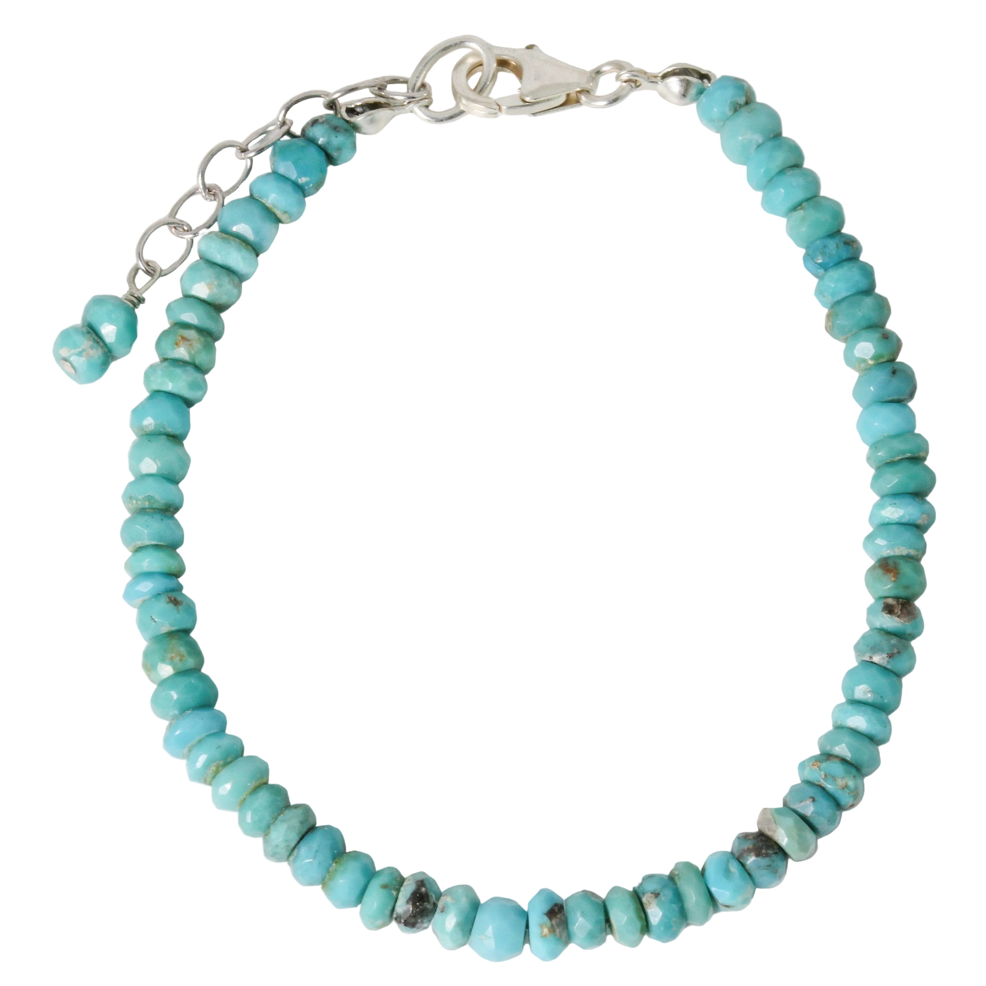 Faceted Turquoise Bracelet