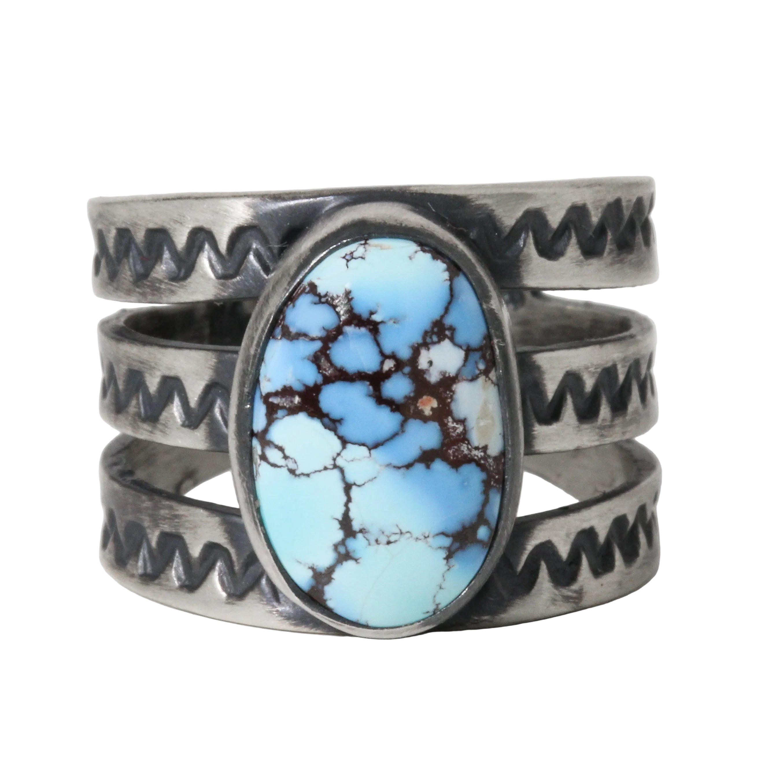 Golden Hills Turquoise Triple Band Ring