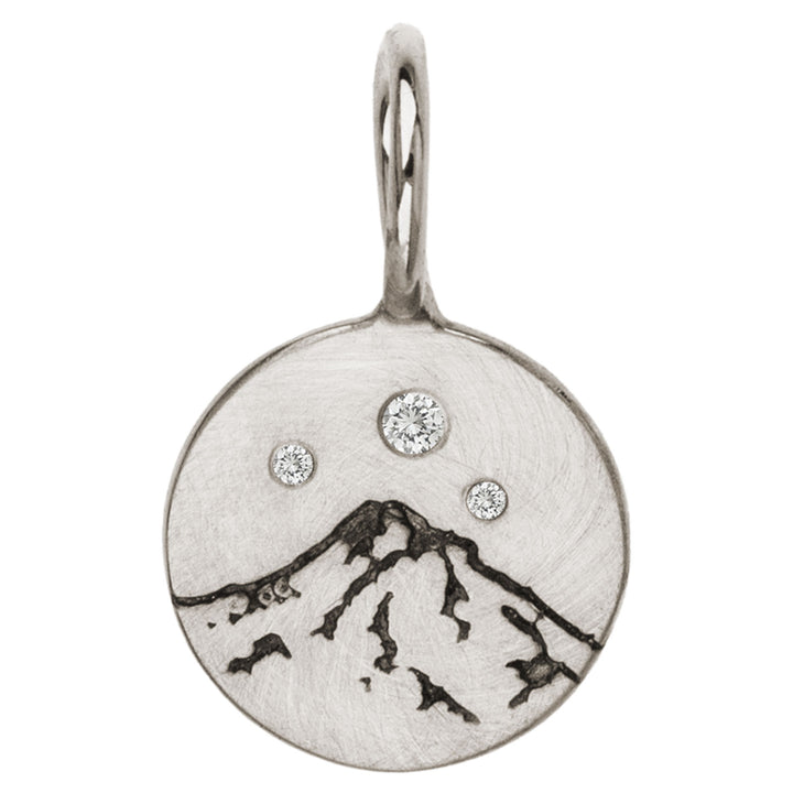 Mini Round Mt Hood Charm