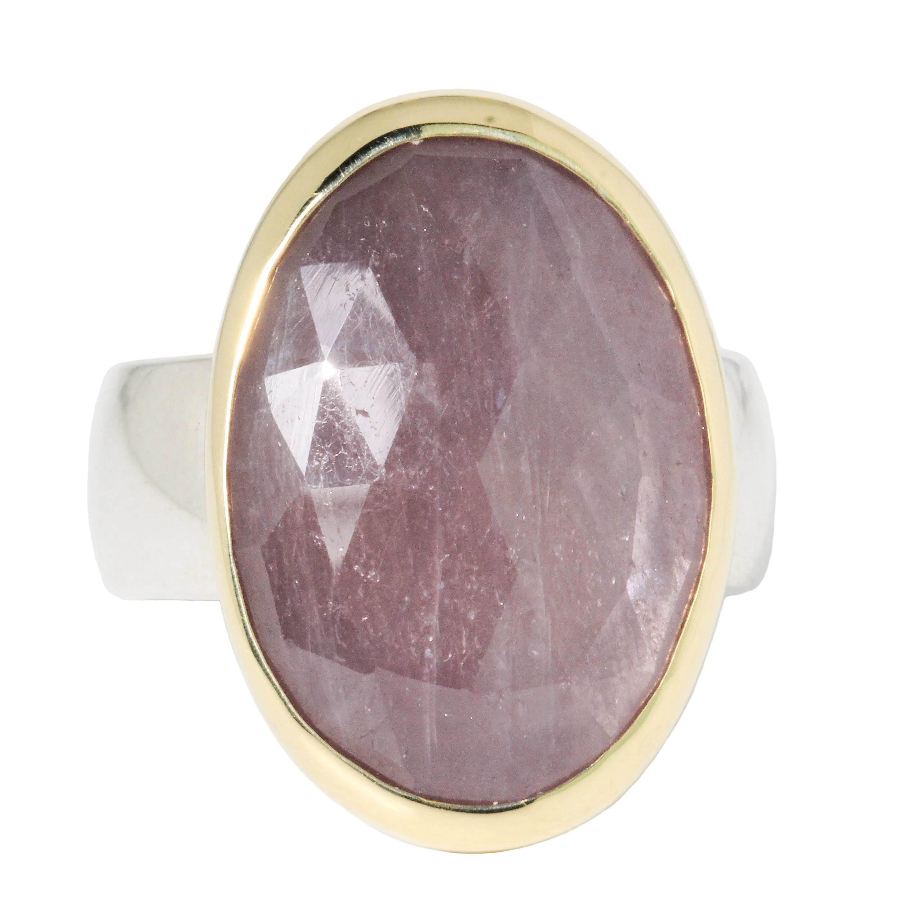 Dusty Pink Sapphire Ring