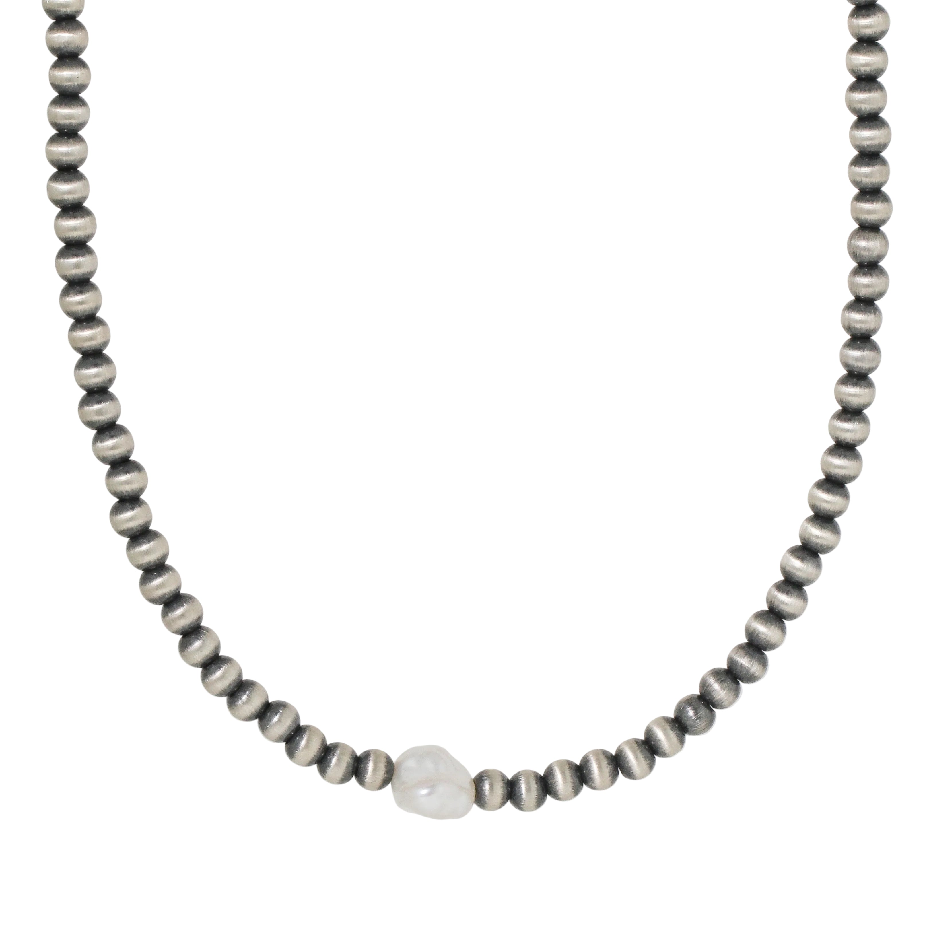 Navajo Pearl + Pearl Necklace