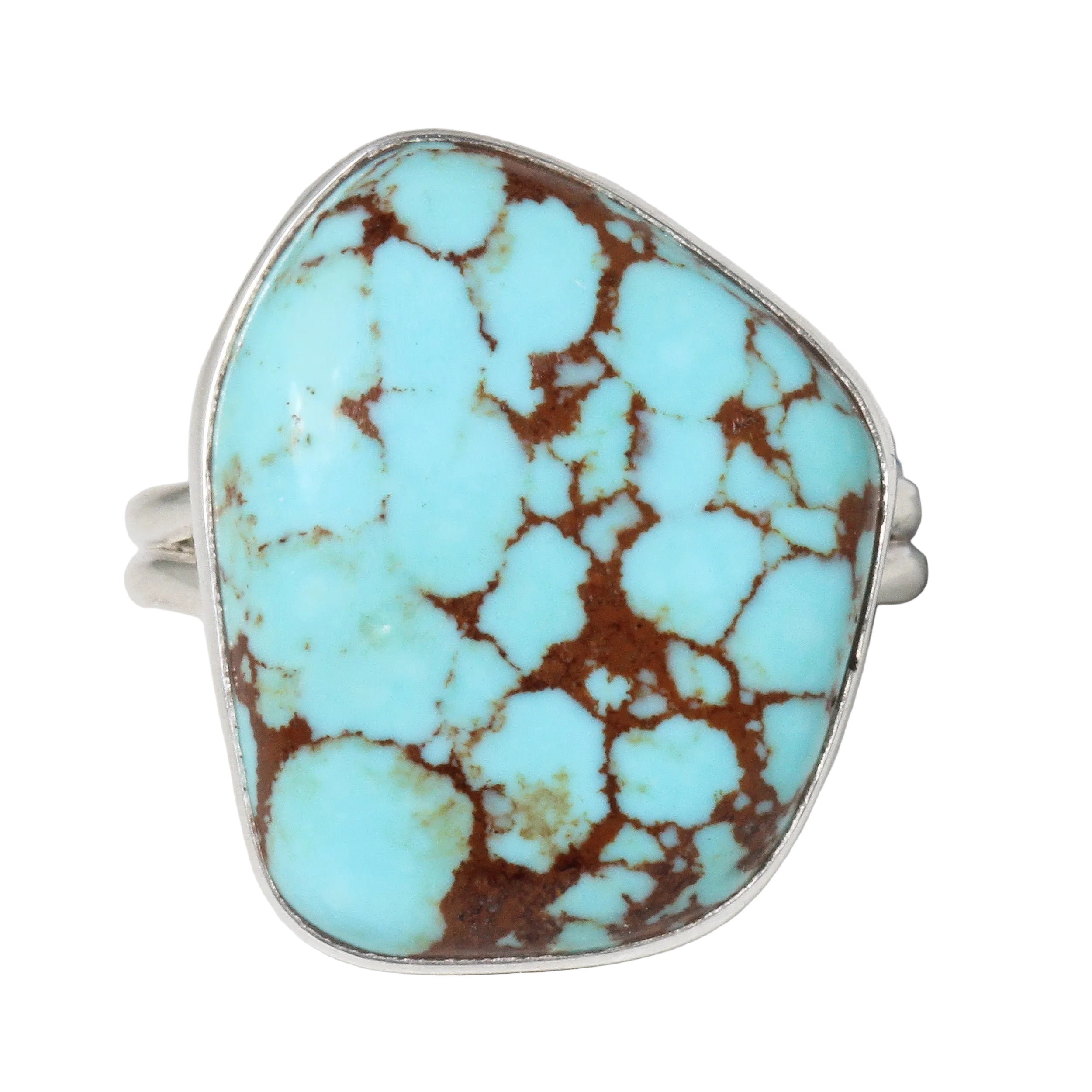 Asymmetrical Matrix Turquoise Ring