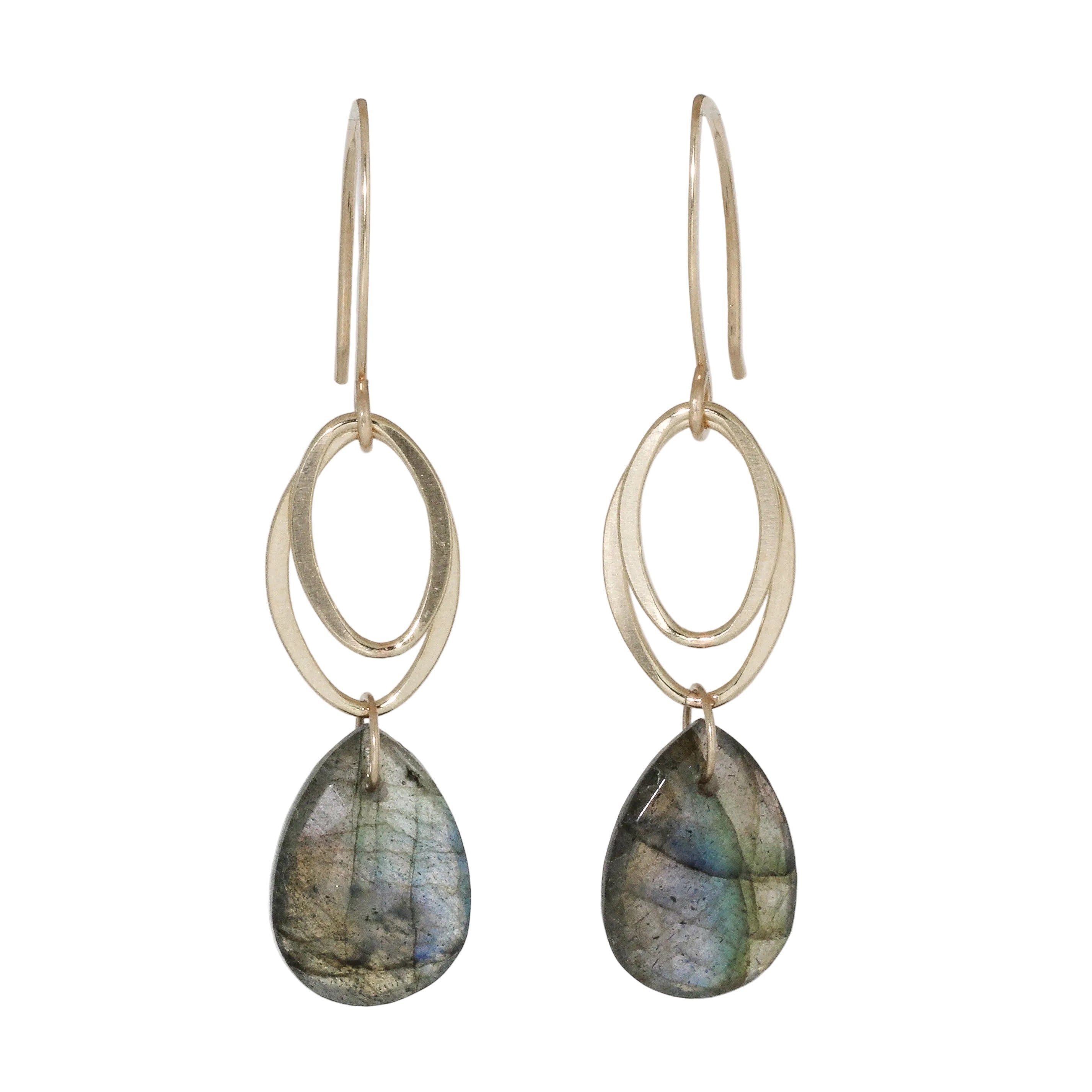 Fiona Labradorite Earrings
