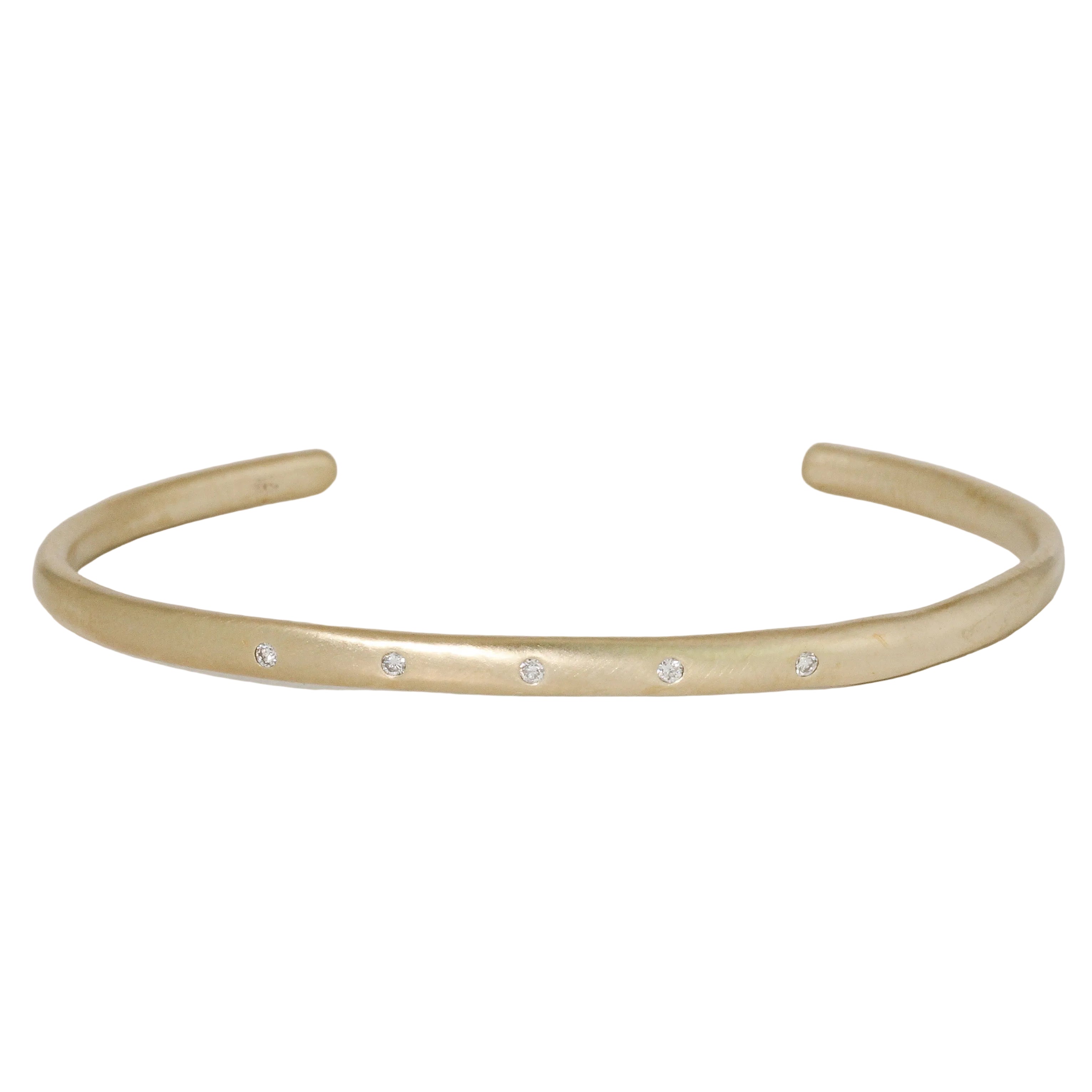 Organic 5 Diamond Cuff