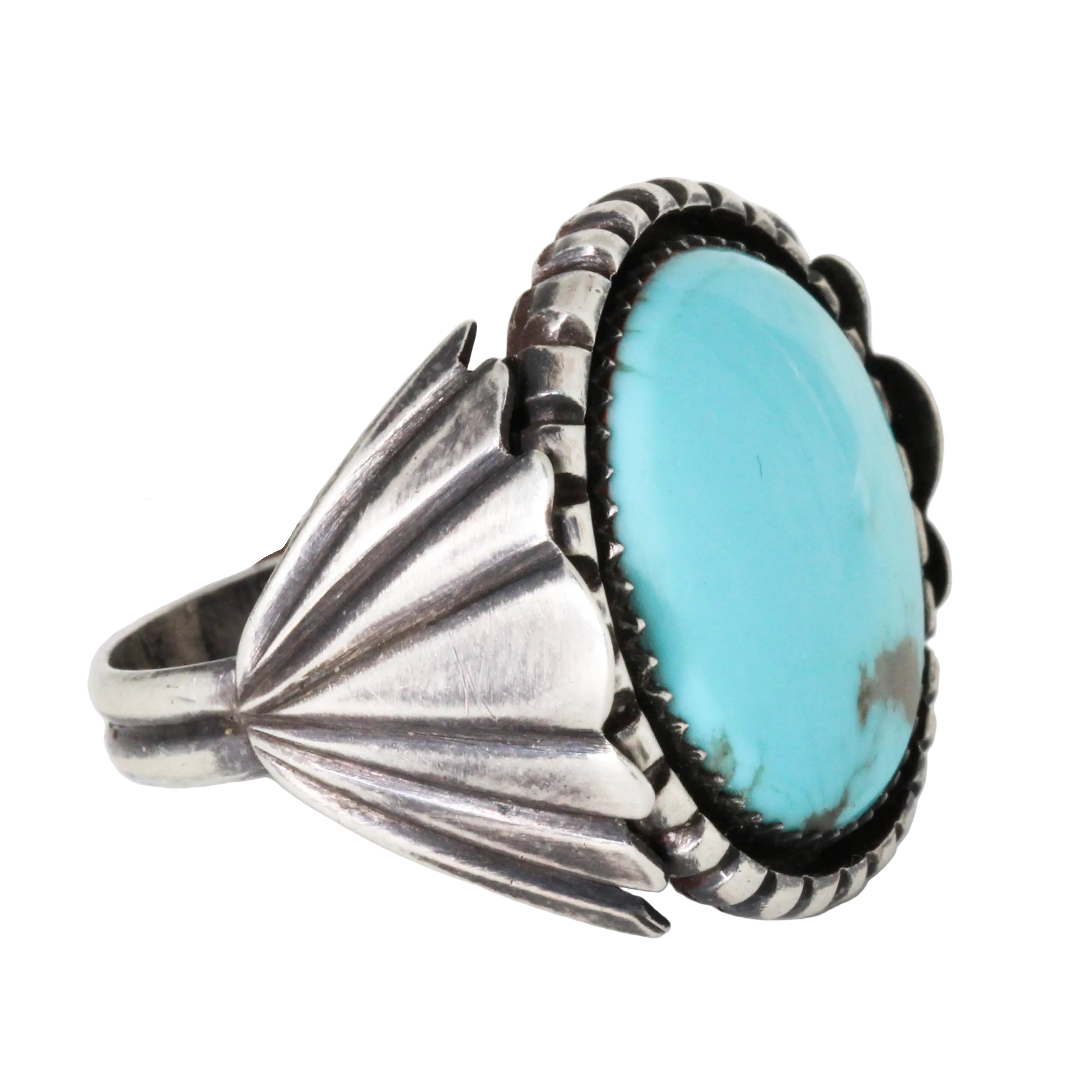 Vintage Navajo Stone Signet Ring